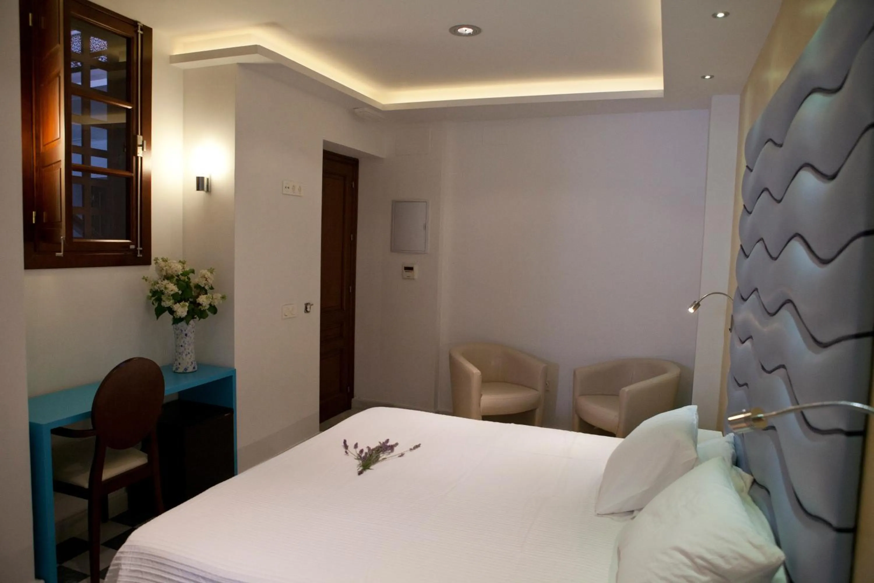 Bed in Hostal El Alojado de Velarde
