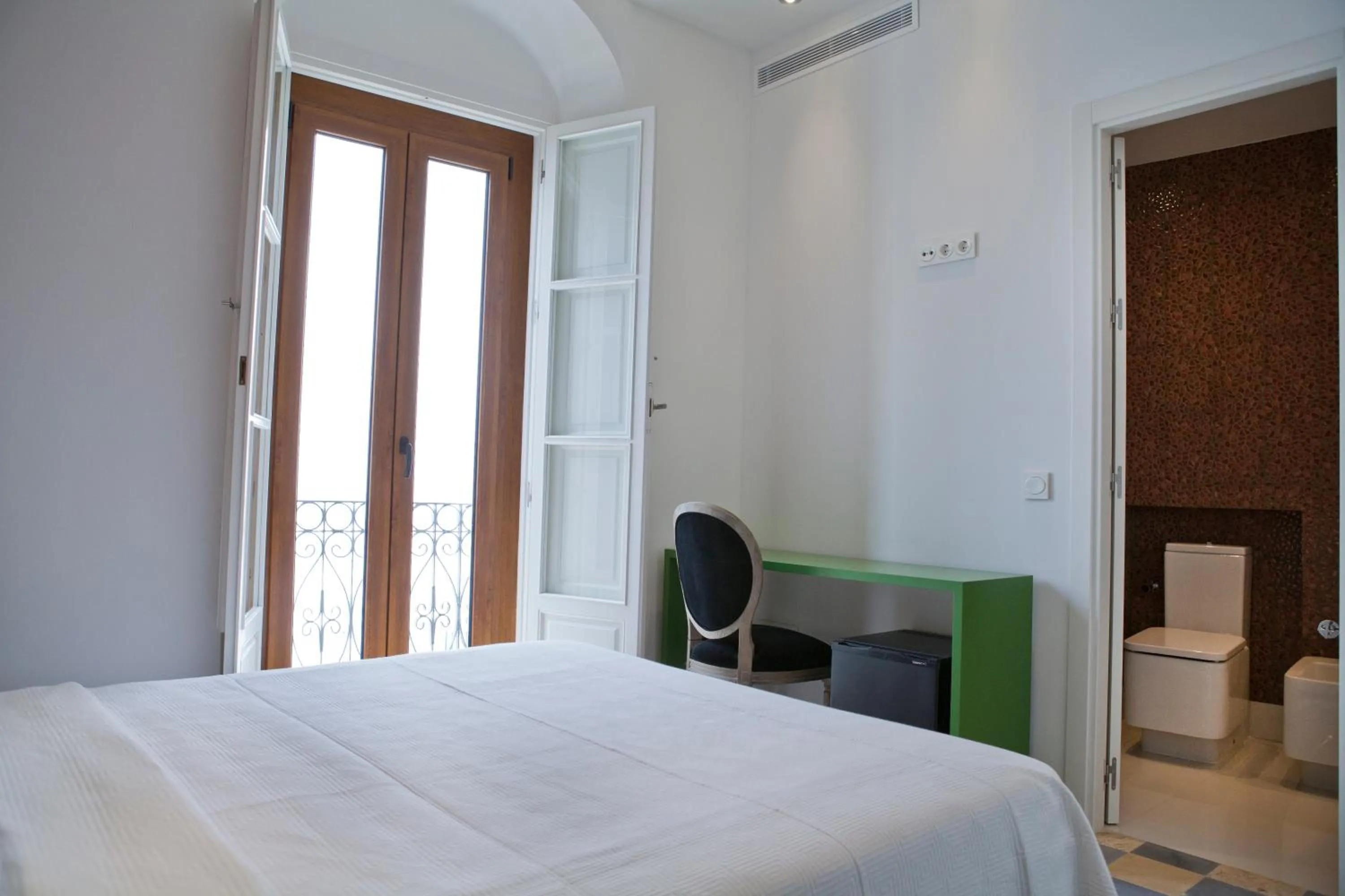 Bed in Hostal El Alojado de Velarde