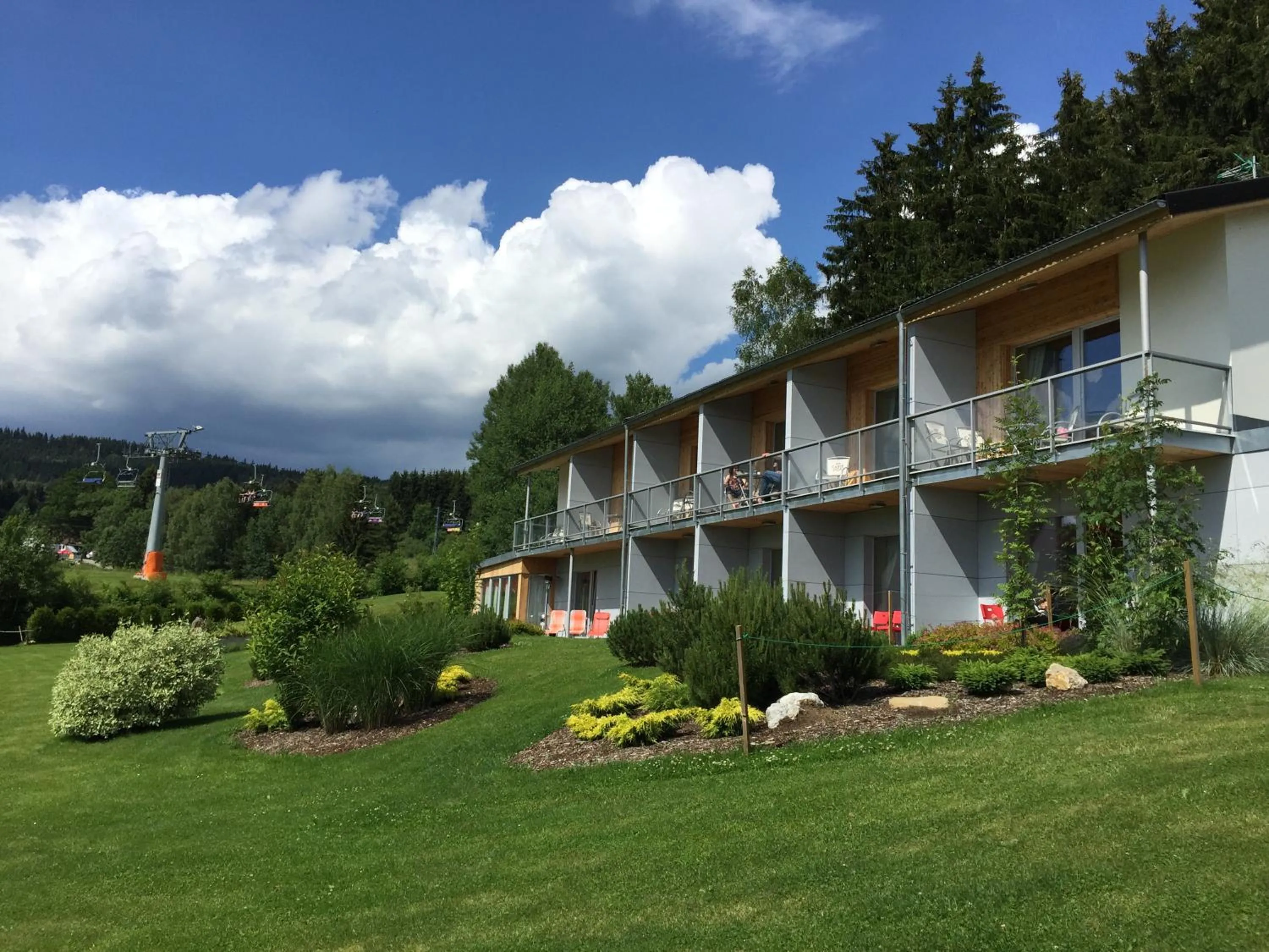 Garden in Hotel SLUNEČNÁ LOUKA