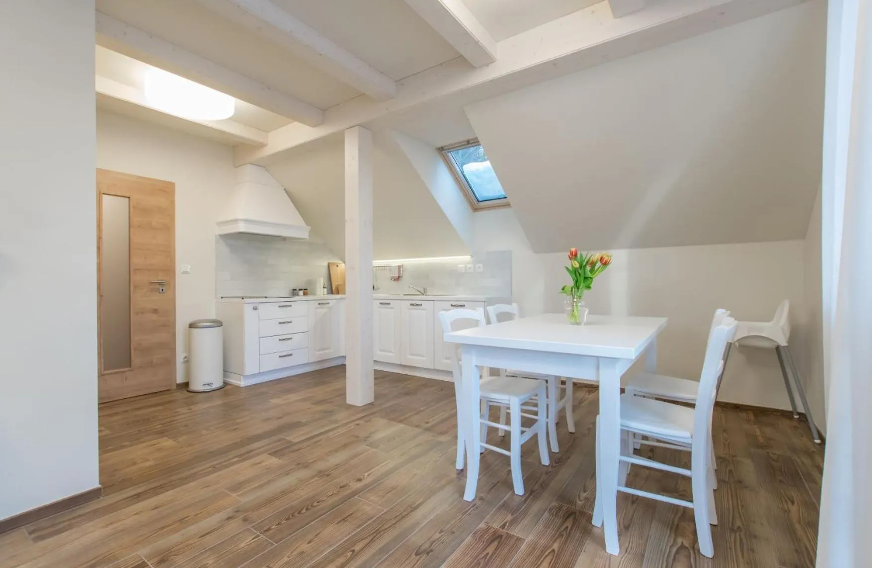 Kitchen or kitchenette in Hotel SLUNEČNÁ LOUKA
