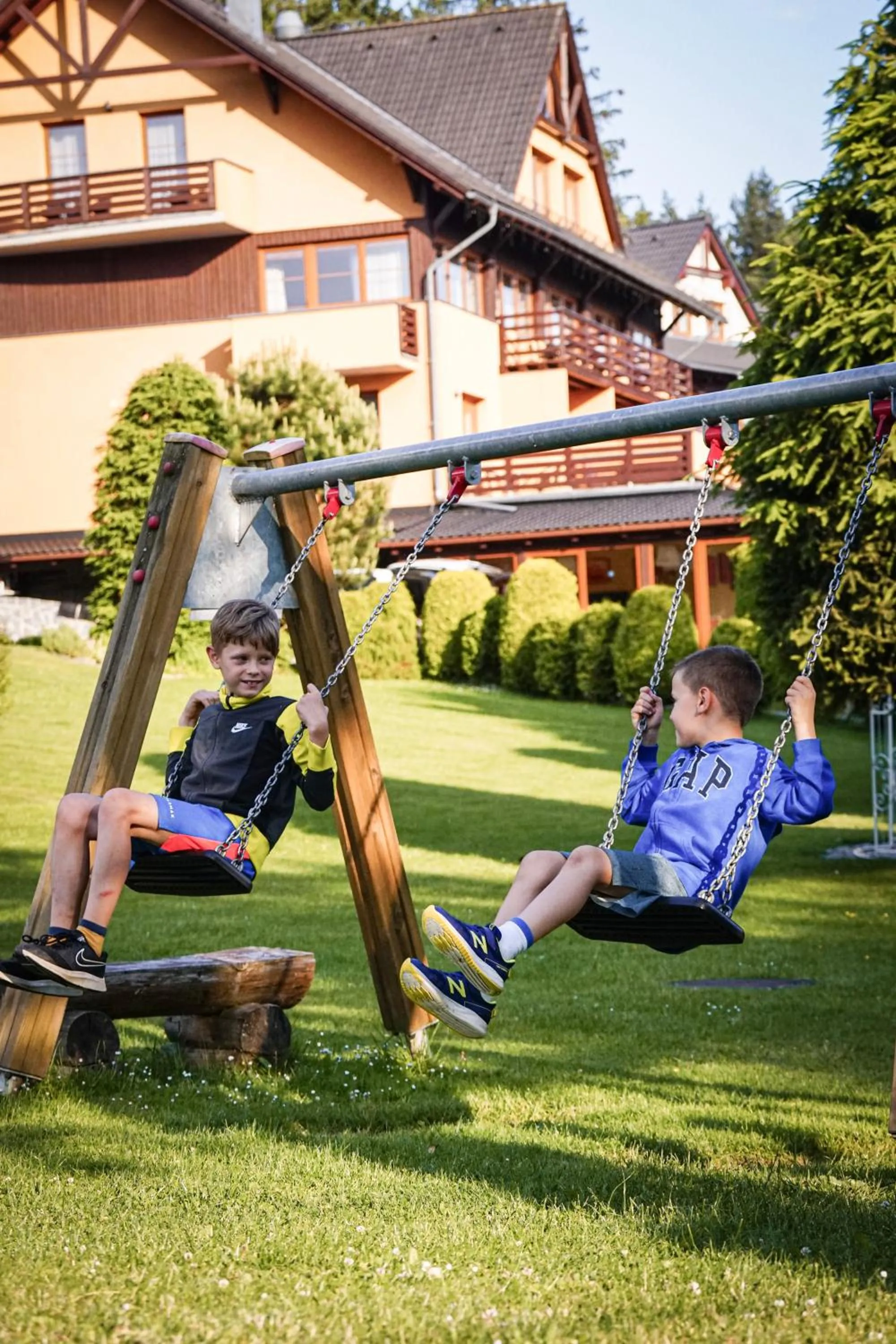 Children play ground in Hotel SLUNEČNÁ LOUKA