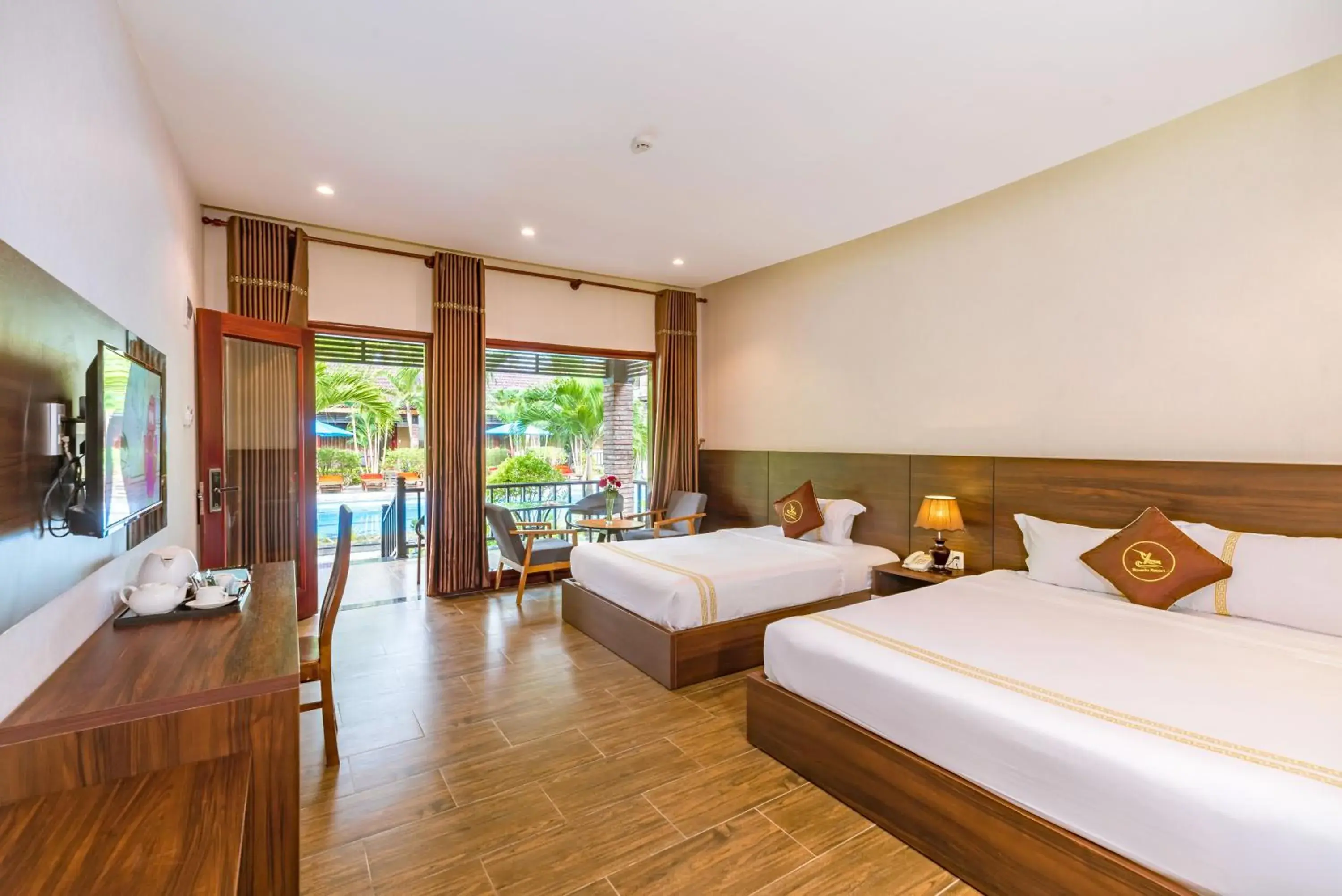 Bed in Qualia Resort Phu Quoc Bed in Qualia Resort Phu Quoc
