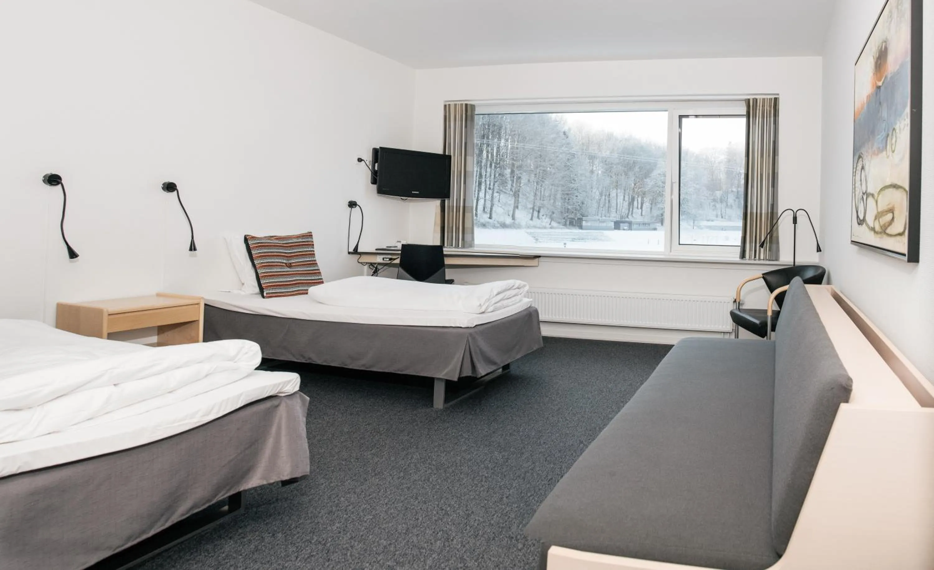 Bedroom, Bed in Vingsted Hotel & Konferencecenter