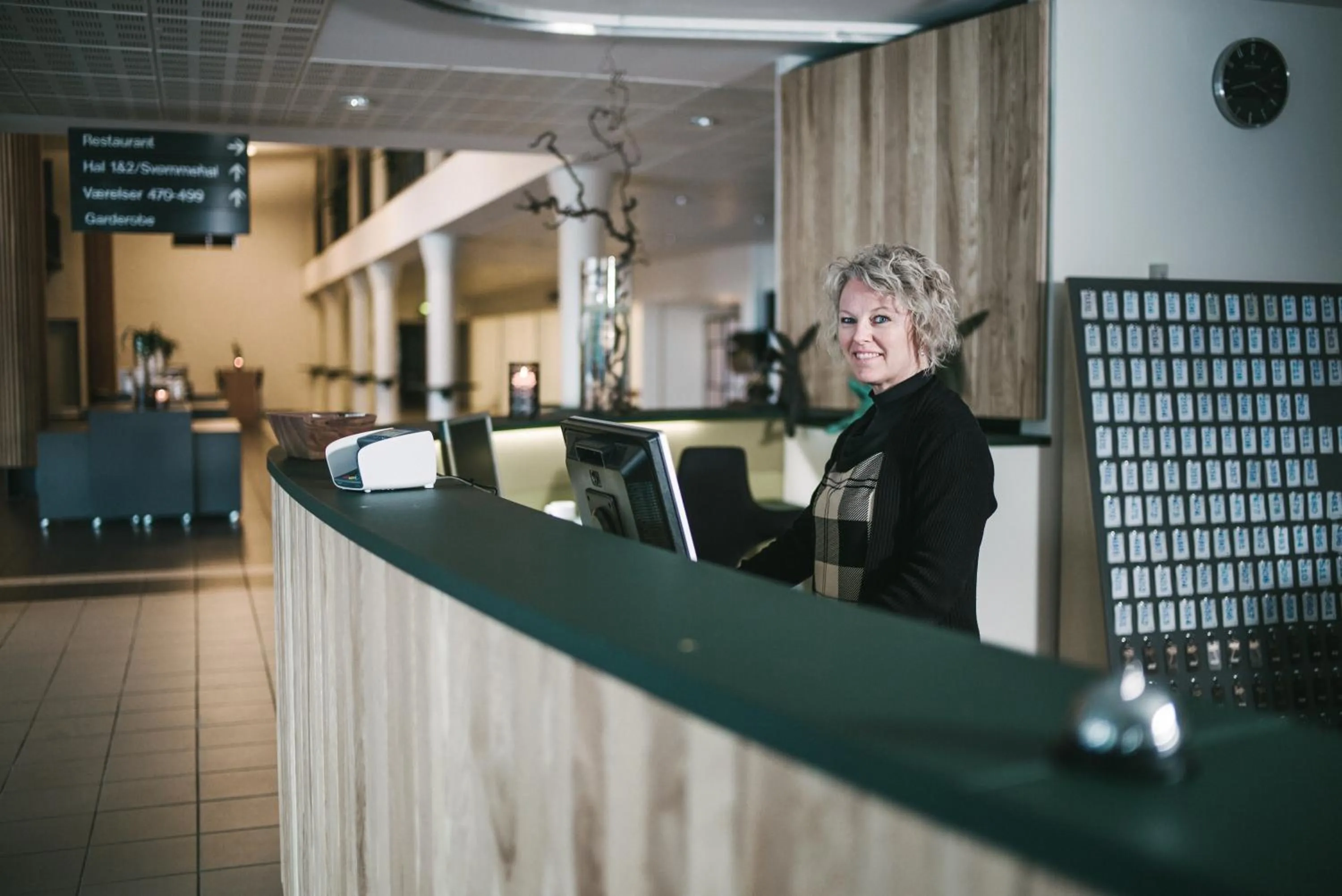 Lobby or reception in Vingsted Hotel & Konferencecenter
