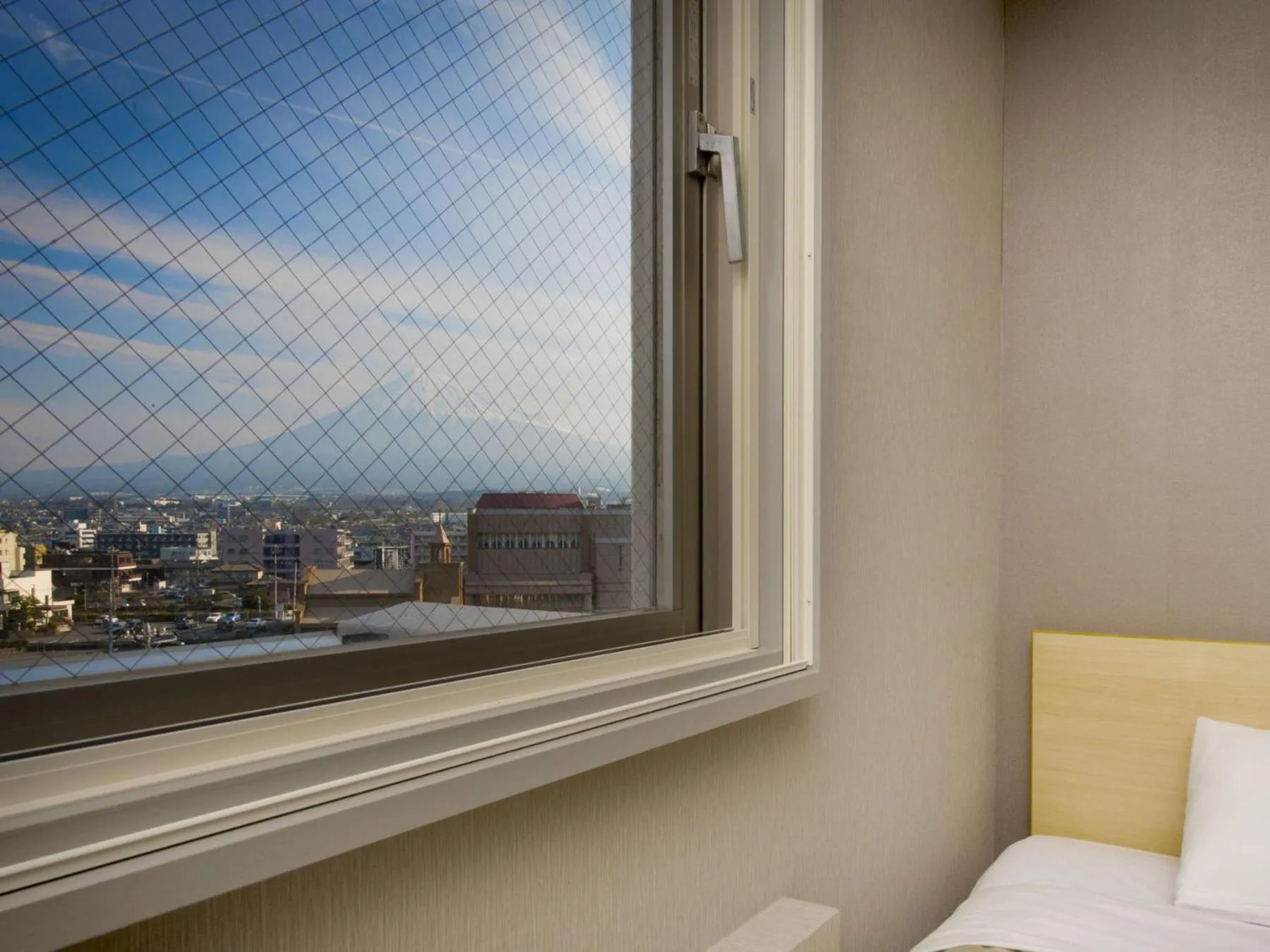 Bed in Super Hotel Fuji Inter