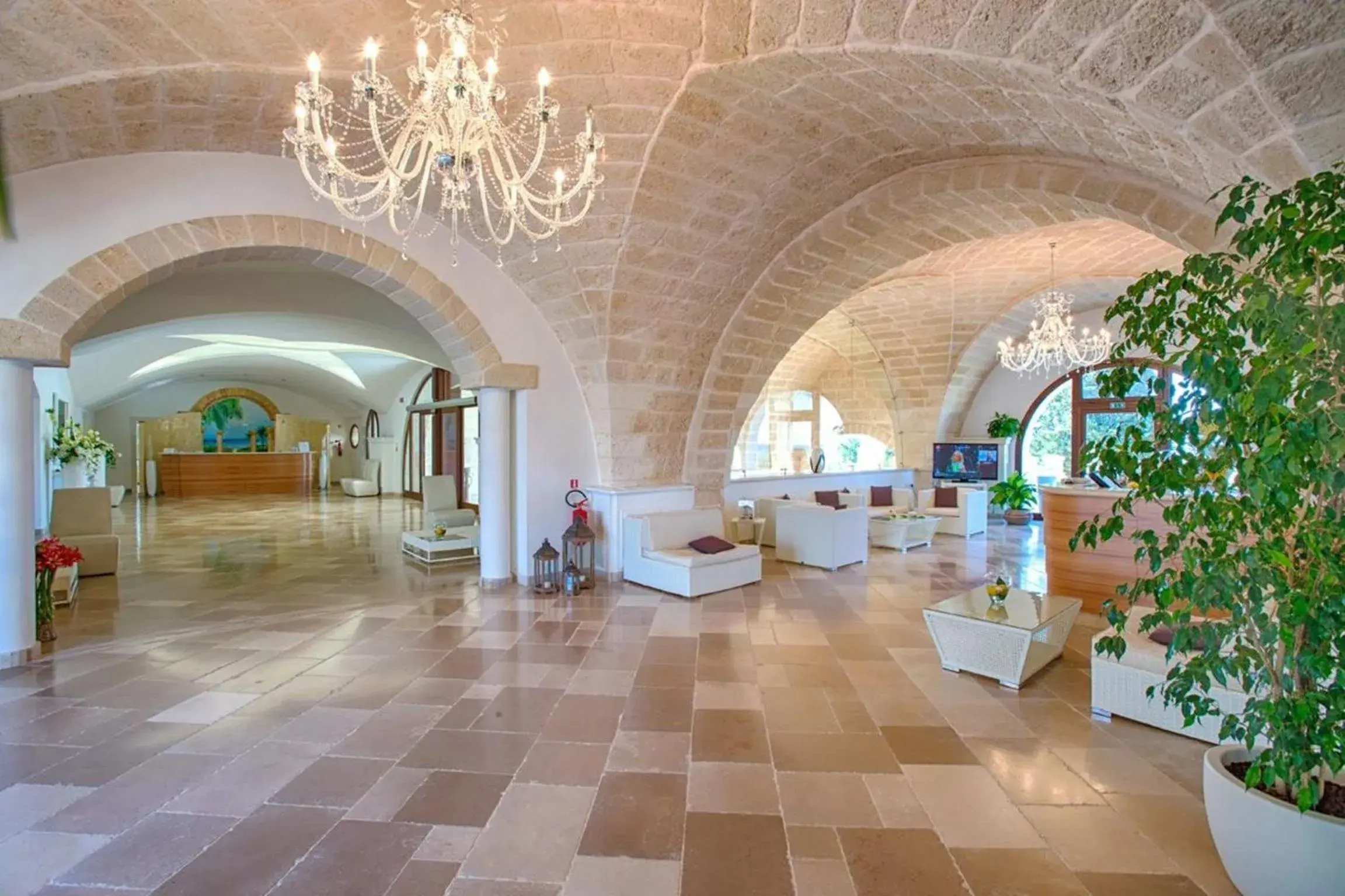 Lobby or reception in Relais Masseria Caselli Lobby or reception in Relais Masseria Caselli