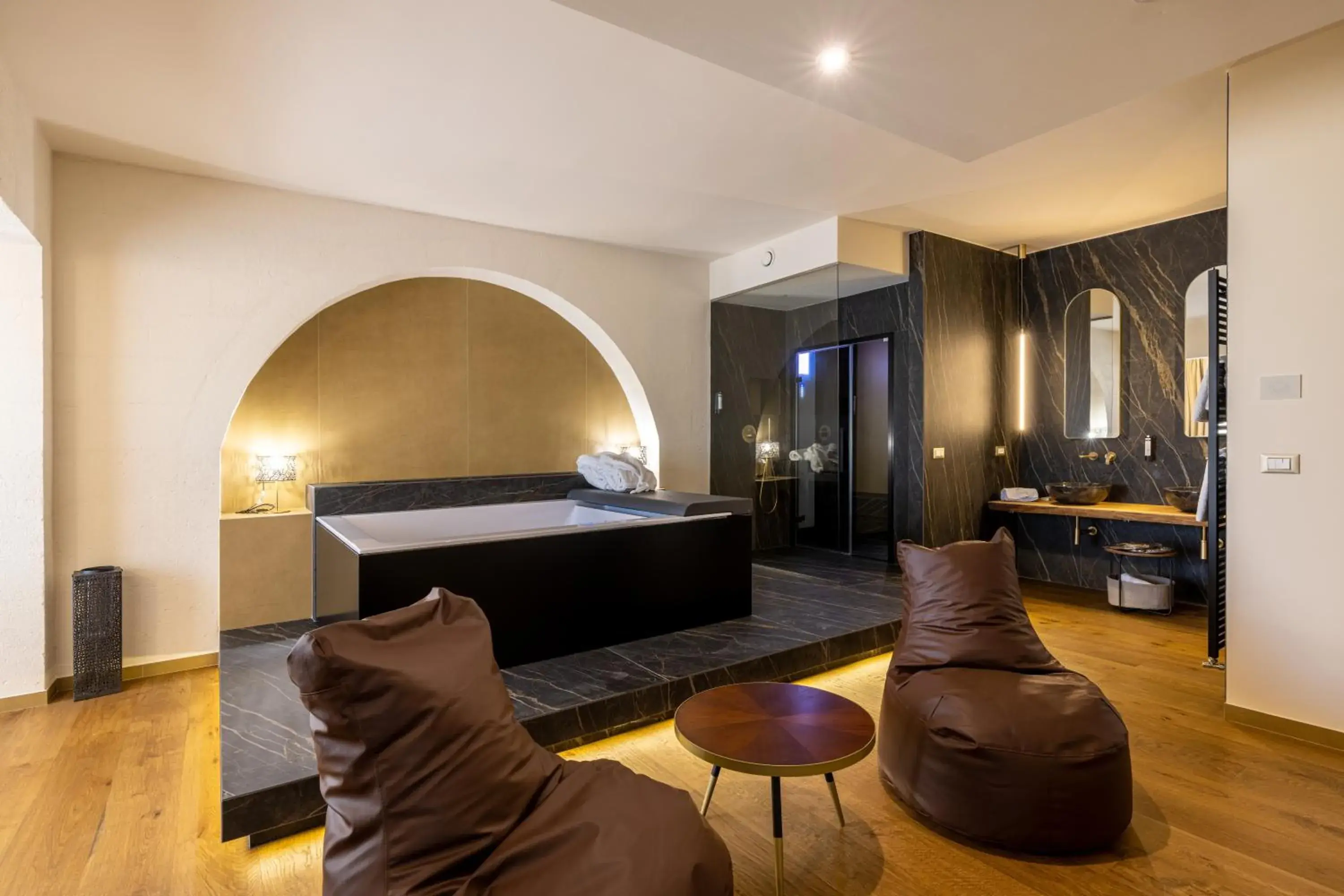 Living room, Bed in Relais Masseria Caselli Living room, Bed in Relais Masseria Caselli