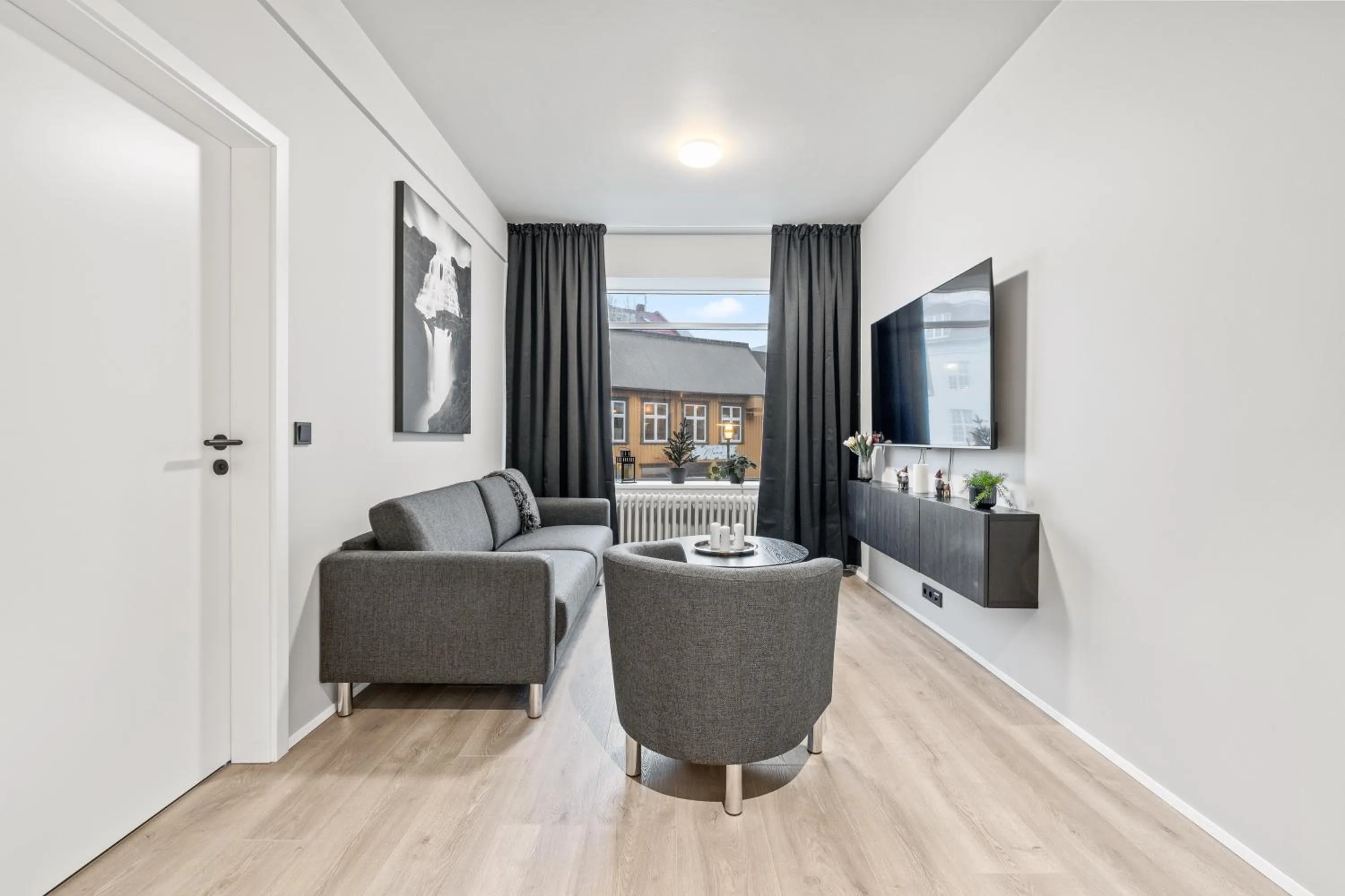 TV and multimedia in Odinn Reykjavik Skolavordustigur Apartments