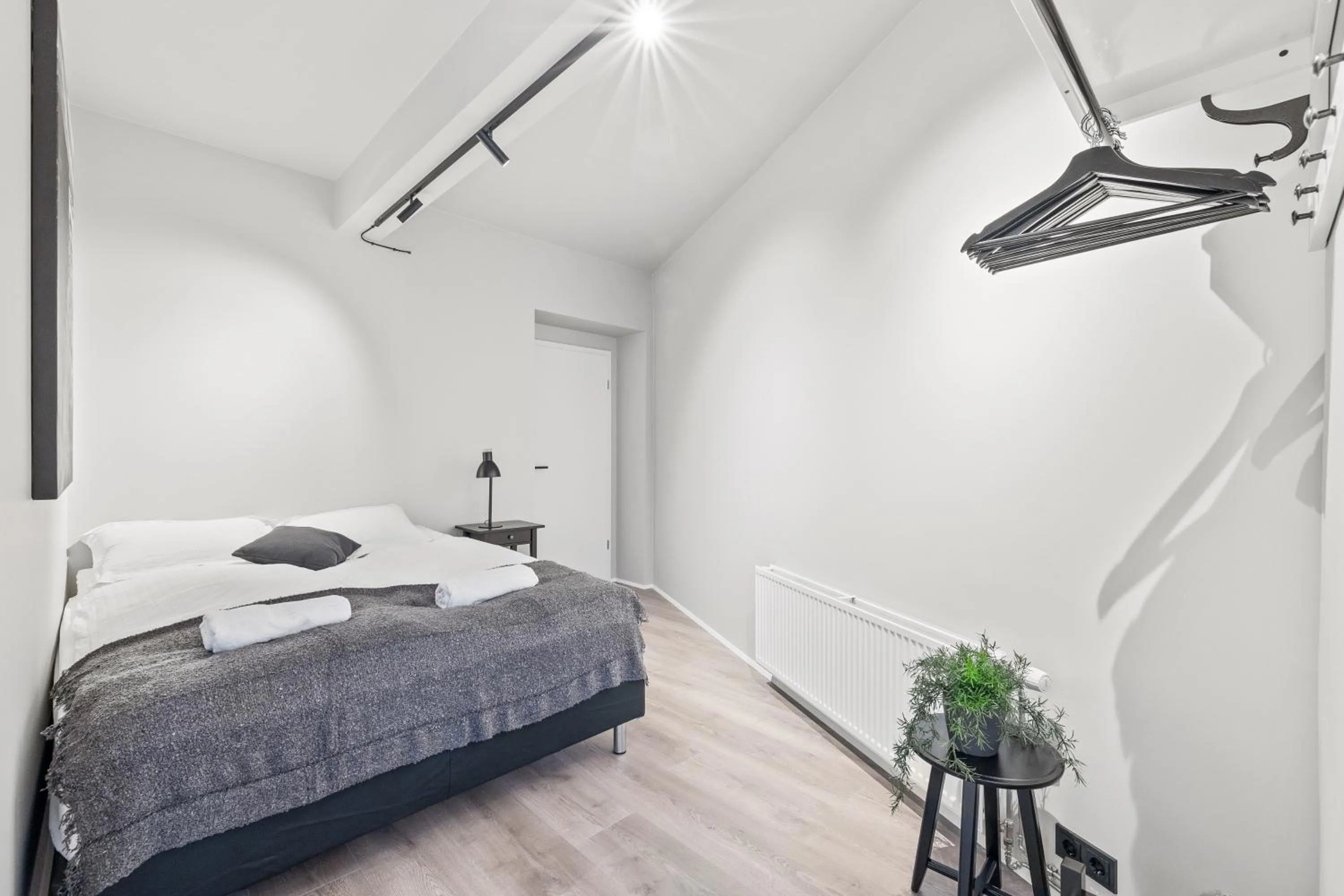 Bed in Odinn Reykjavik Skolavordustigur Apartments