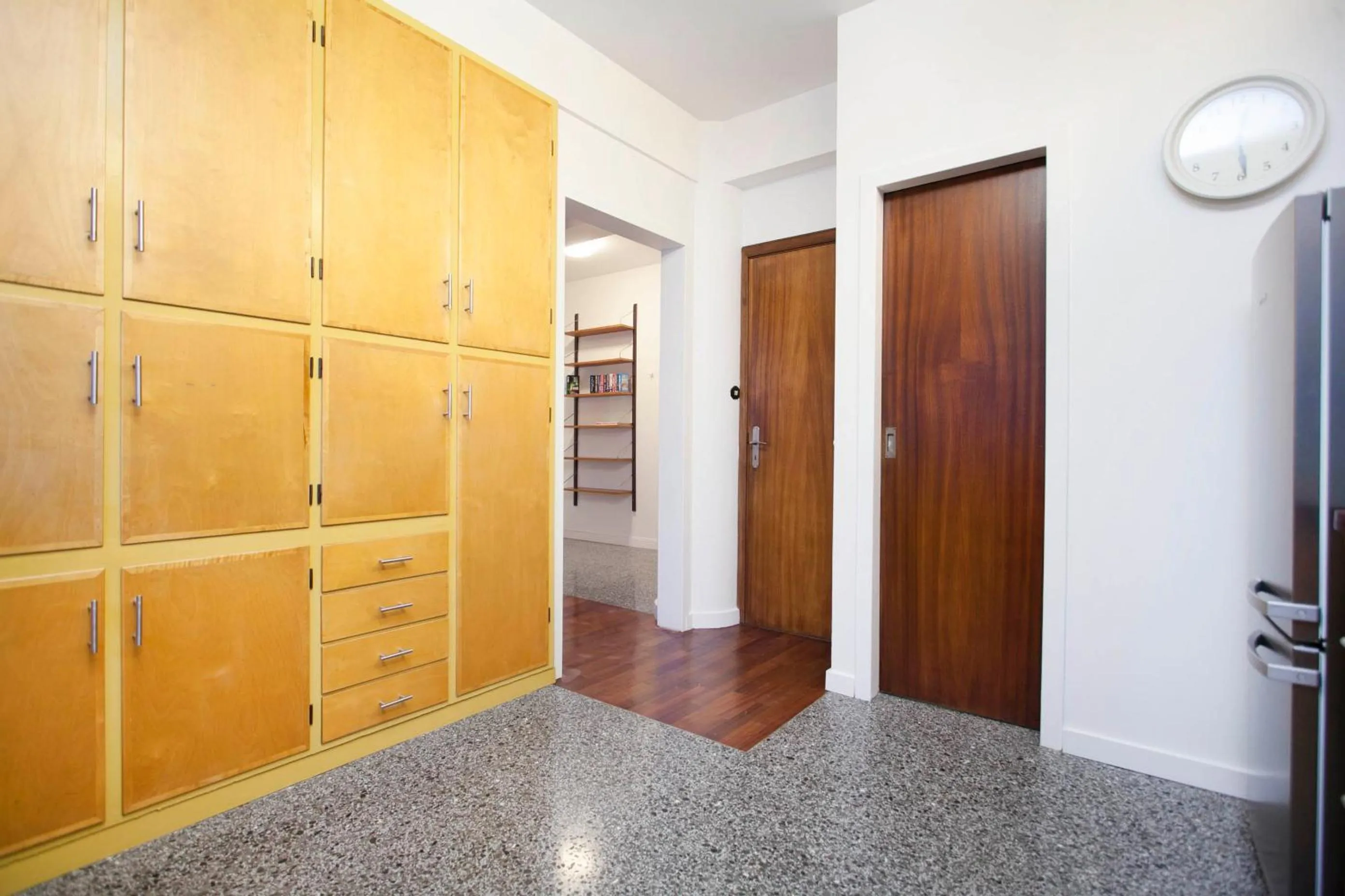 Kitchen or kitchenette in Odinn Reykjavik Skolavordustigur Apartments