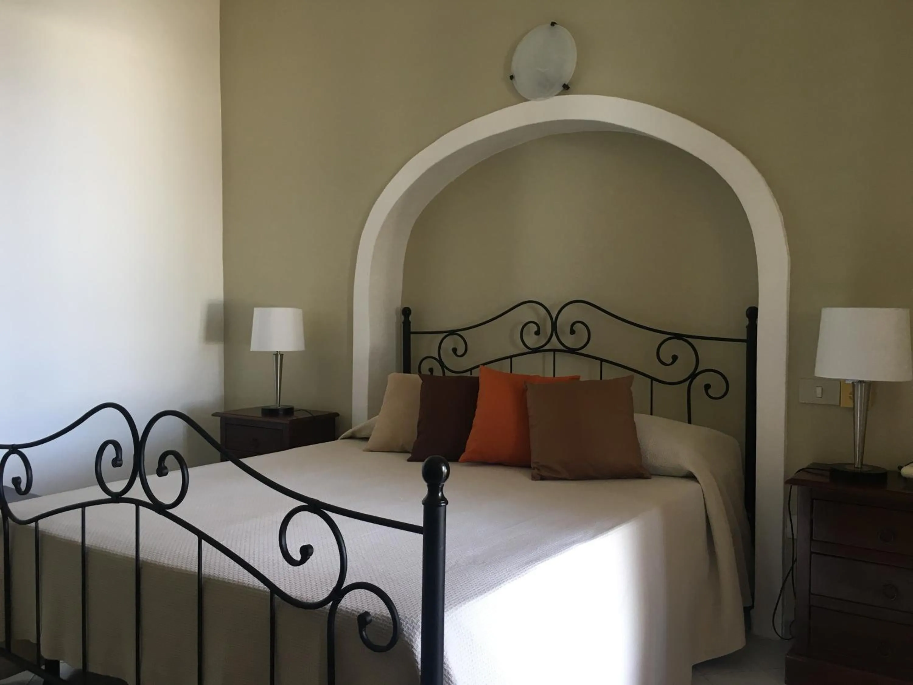 Bed in Hotel O Palmo