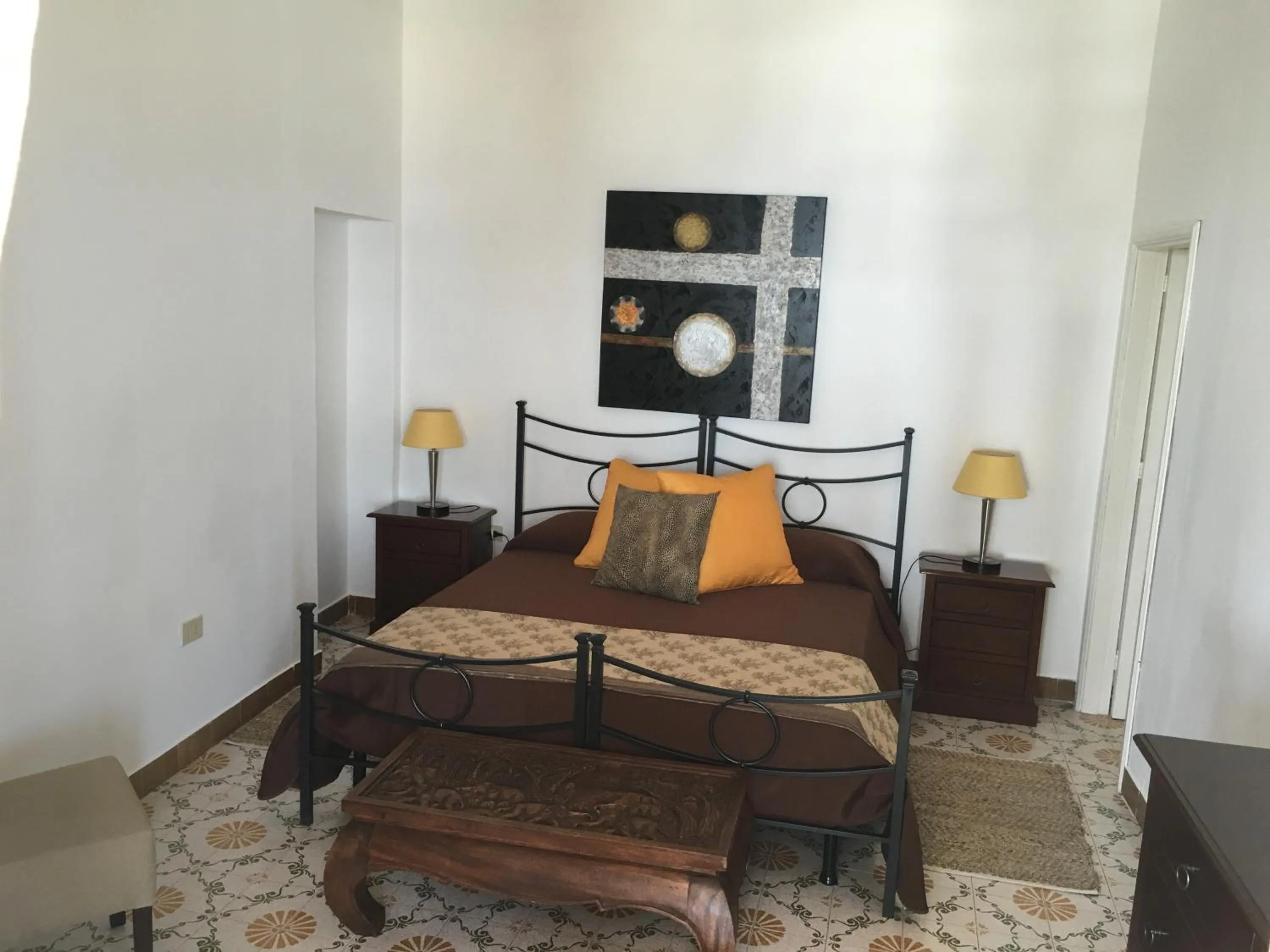 Bed in Hotel O Palmo