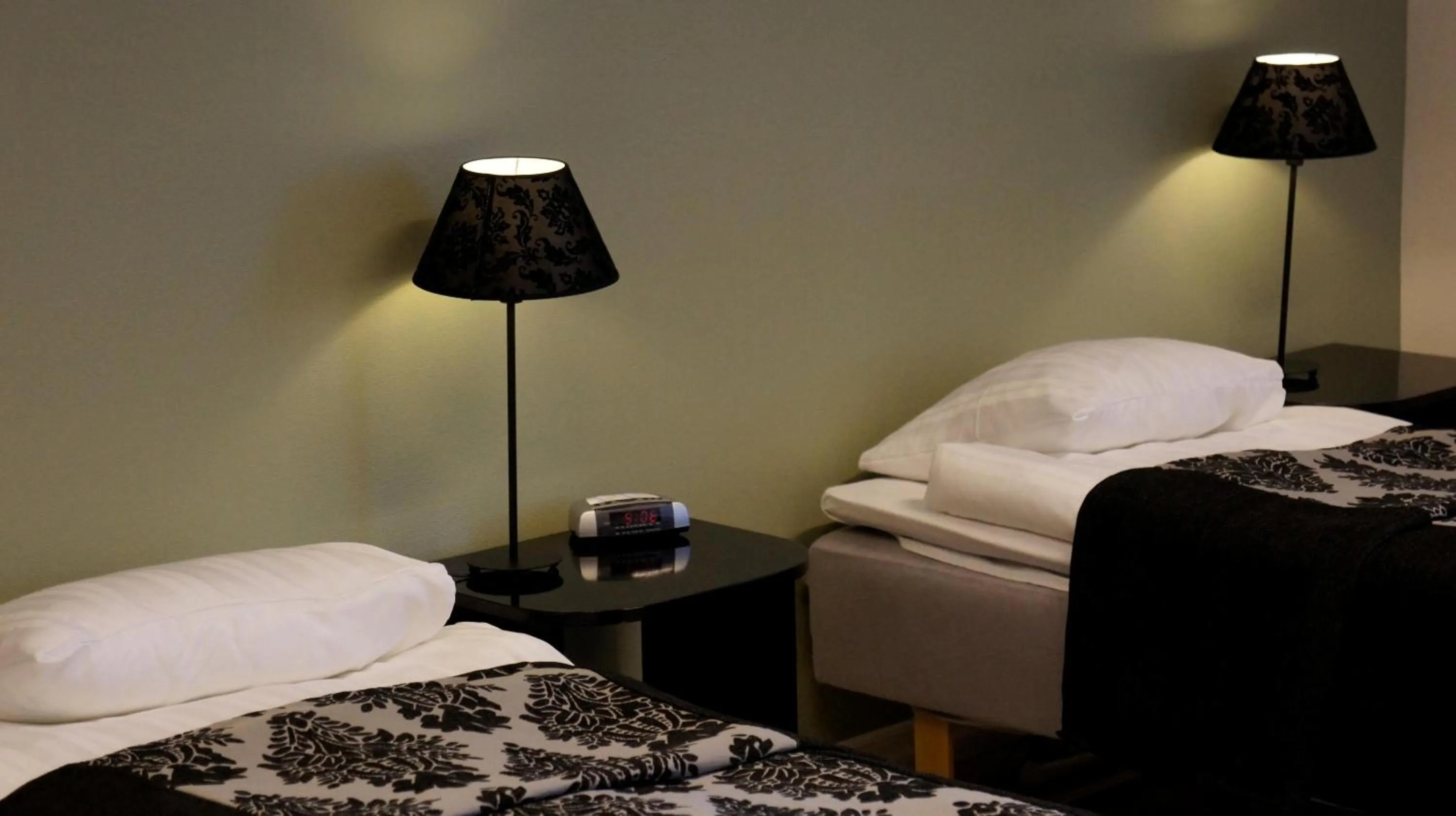 Decorative detail, Bed in Hotell Vindelngallerian