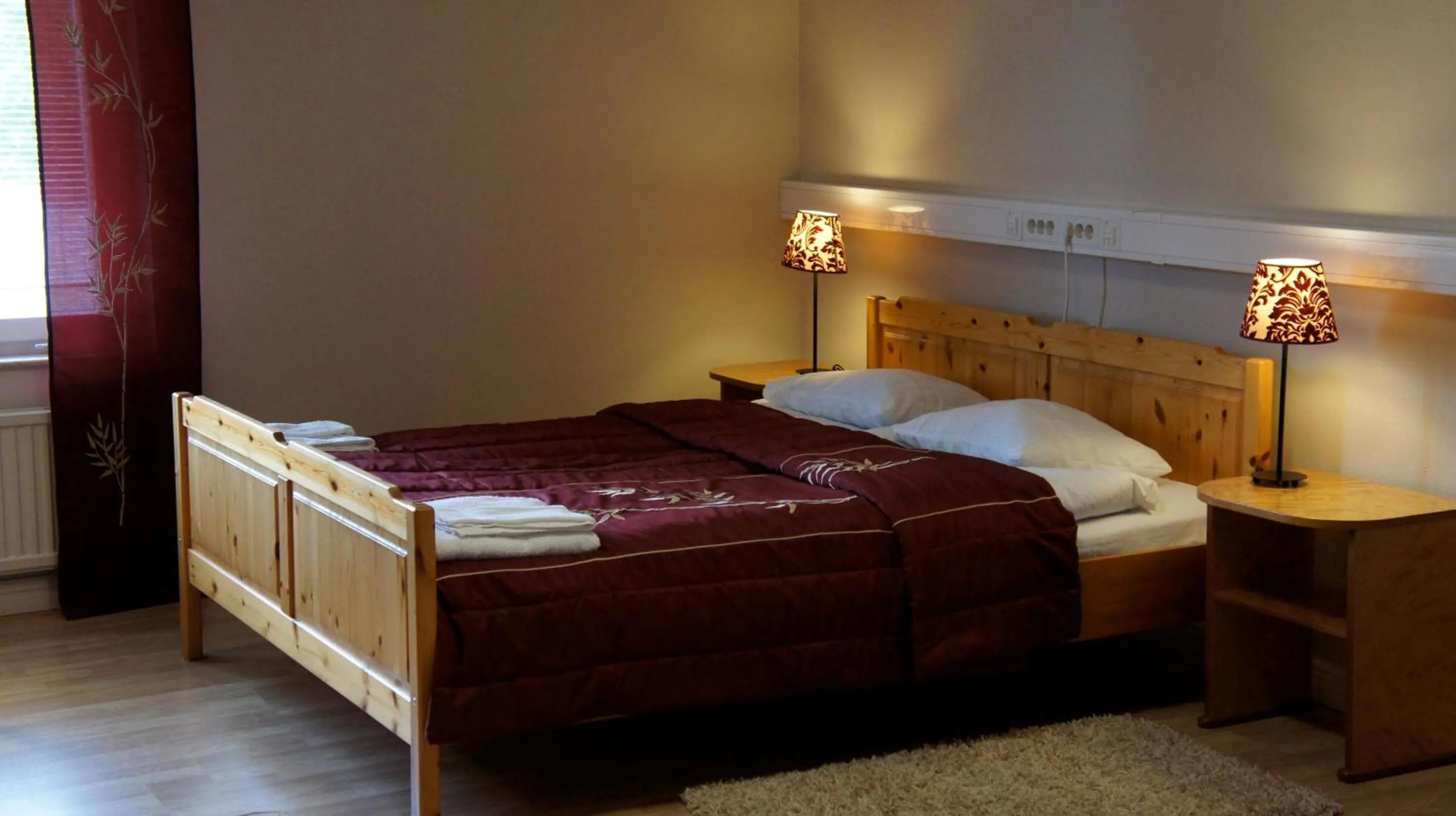 Decorative detail, Bed in Hotell Vindelngallerian