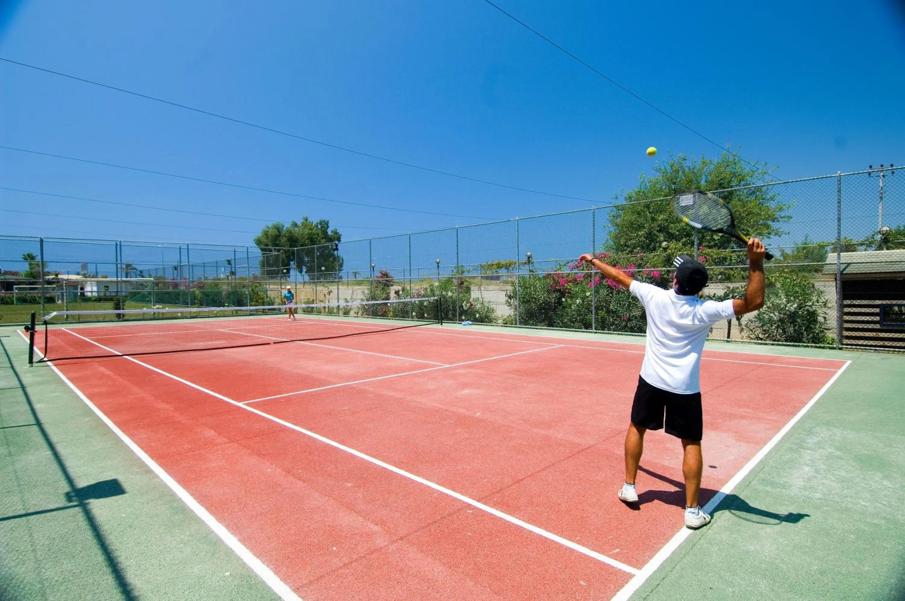 Tennis court in Beach Club Doganay Hotel - All Inclusive