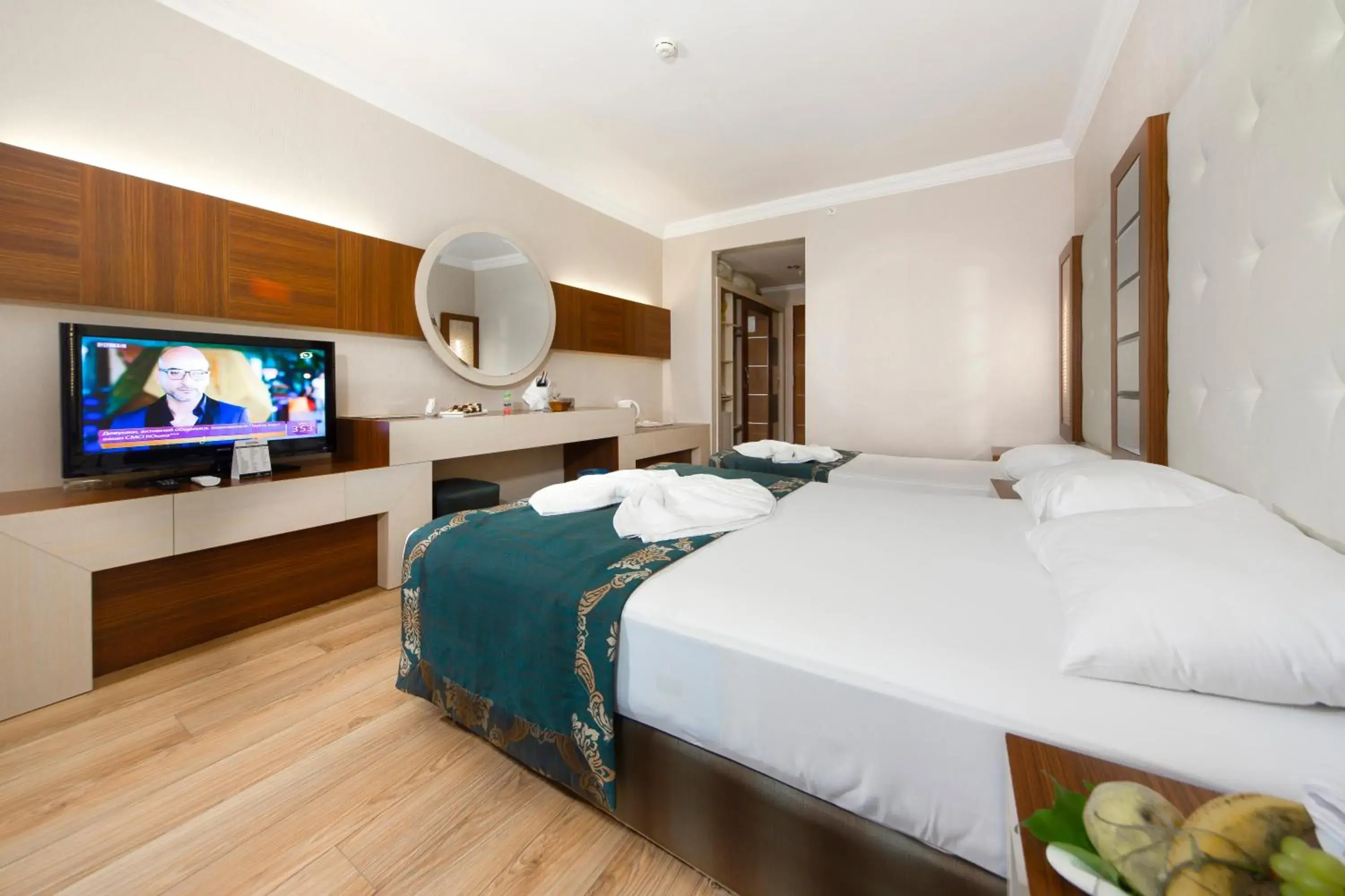 TV and multimedia, Bed in Beach Club Doganay Hotel - All Inclusive