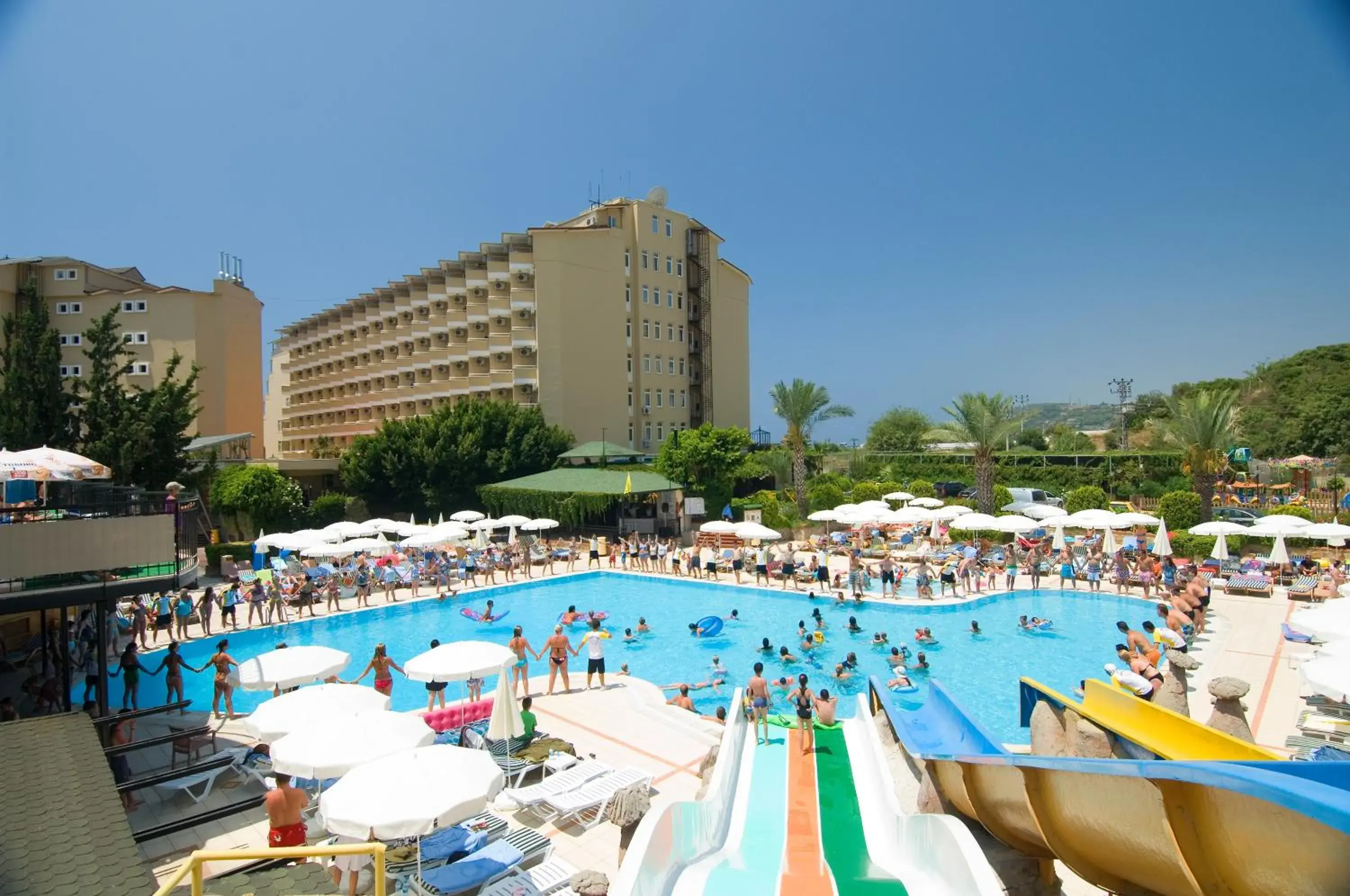 People, Pool View in Beach Club Doganay Hotel - All Inclusive