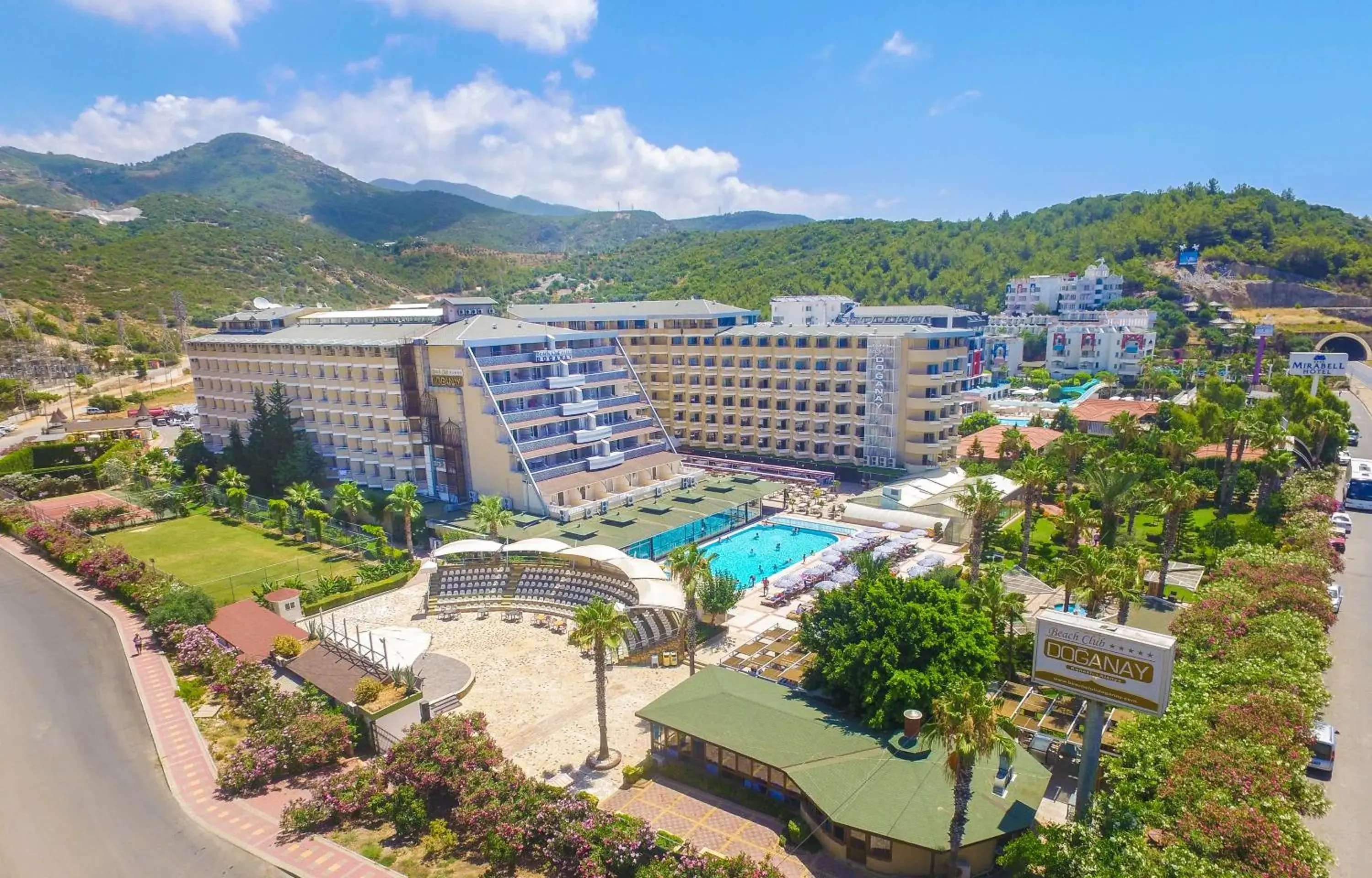 Facade/entrance, Bird's-eye View in Beach Club Doganay Hotel - All Inclusive