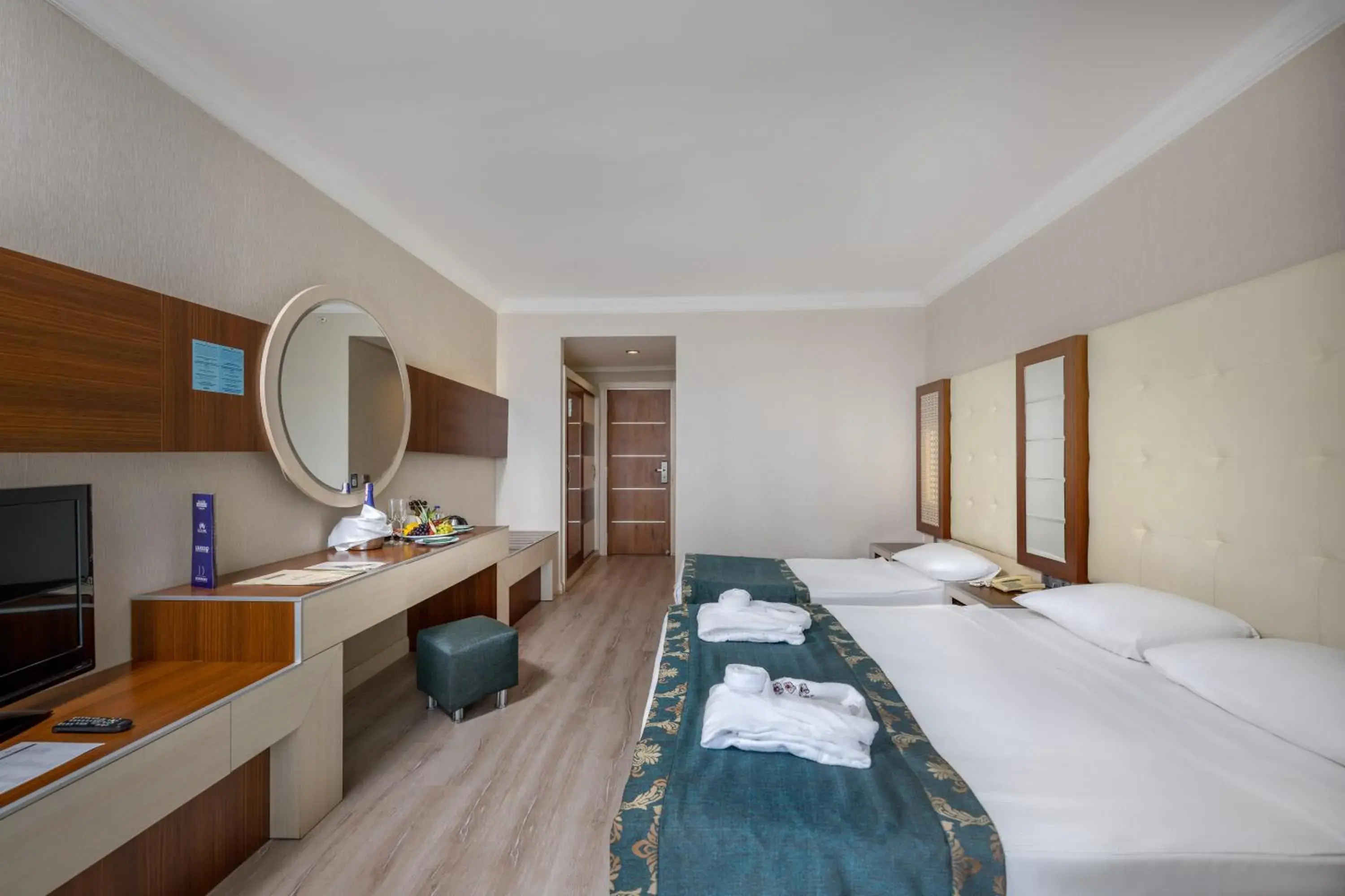 Bedroom, Bed in Beach Club Doganay Hotel - All Inclusive Bedroom, Bed in Beach Club Doganay Hotel - All Inclusive