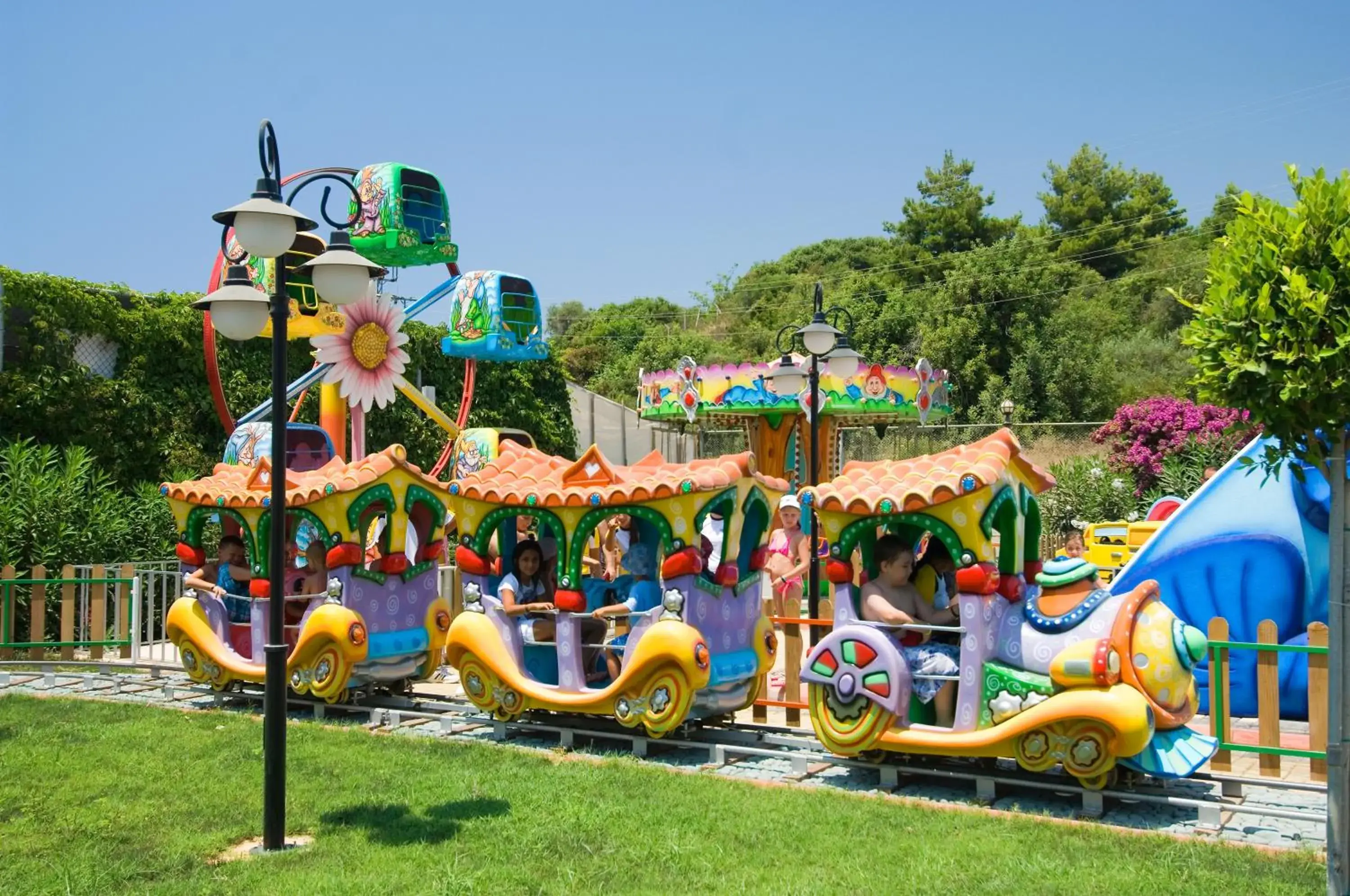 Children play ground, Children's Play Area in Beach Club Doganay Hotel - All Inclusive