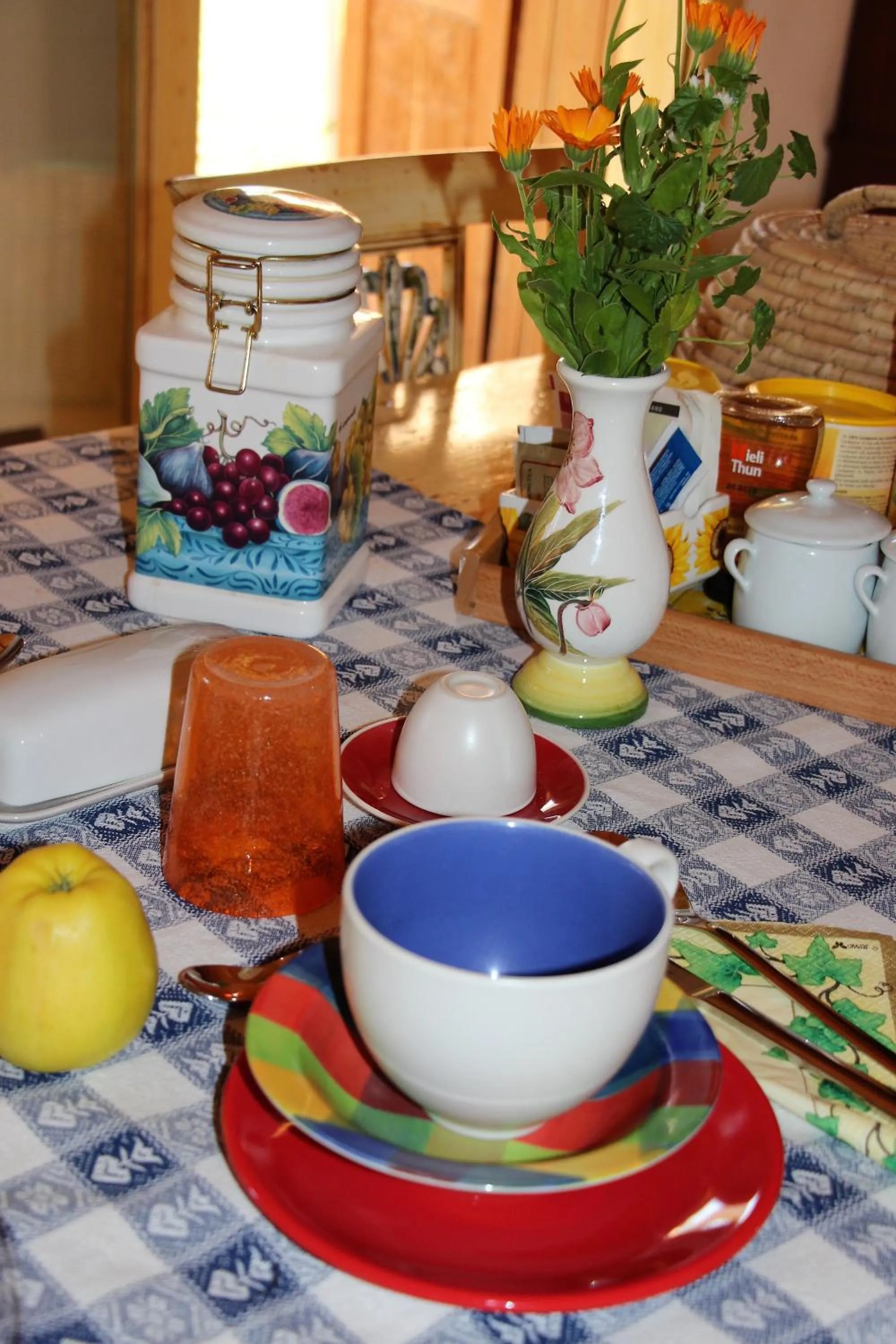 Continental breakfast in B&B Casa Delle Fate