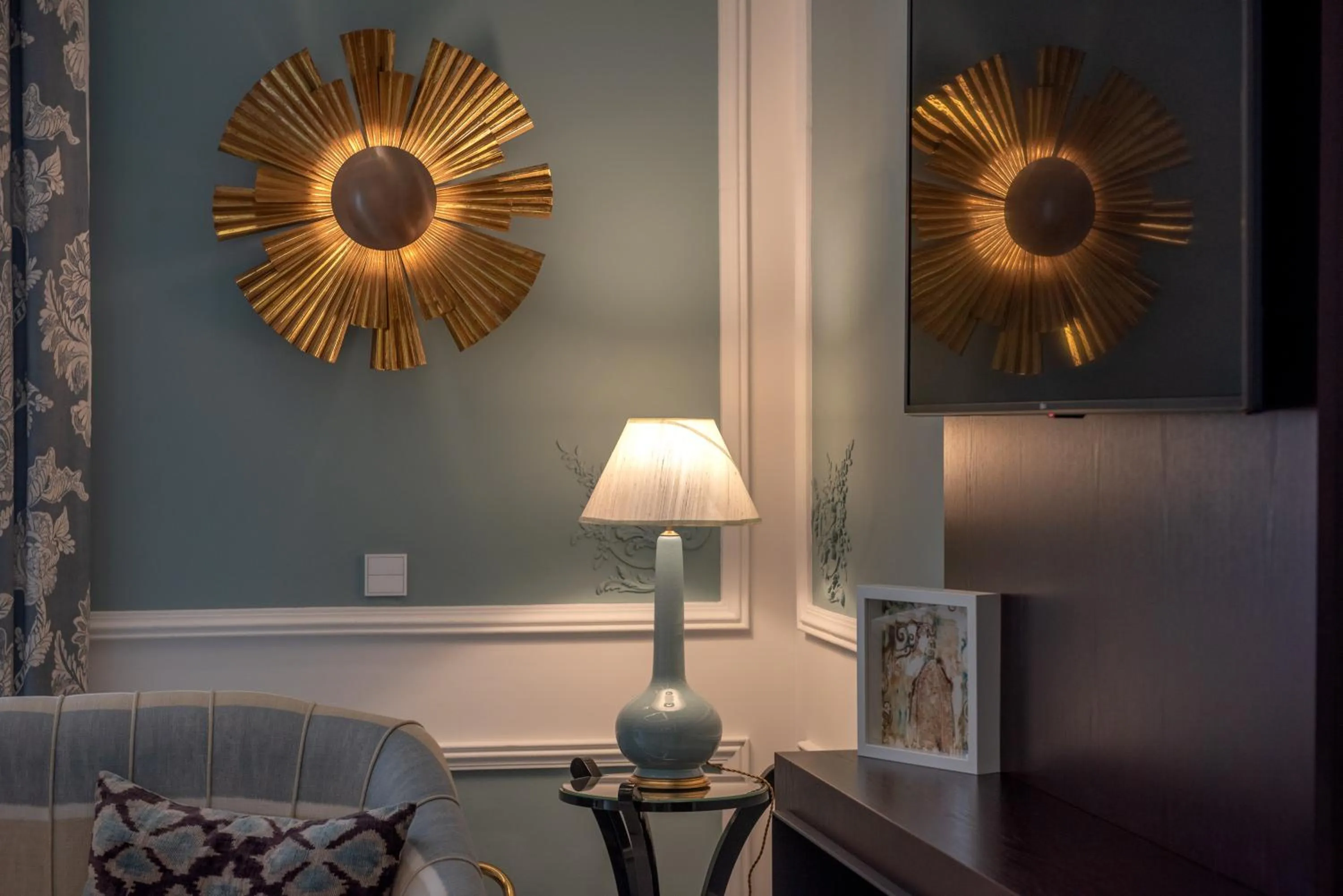 Living room in Hotel Casa Palacio María Luisa