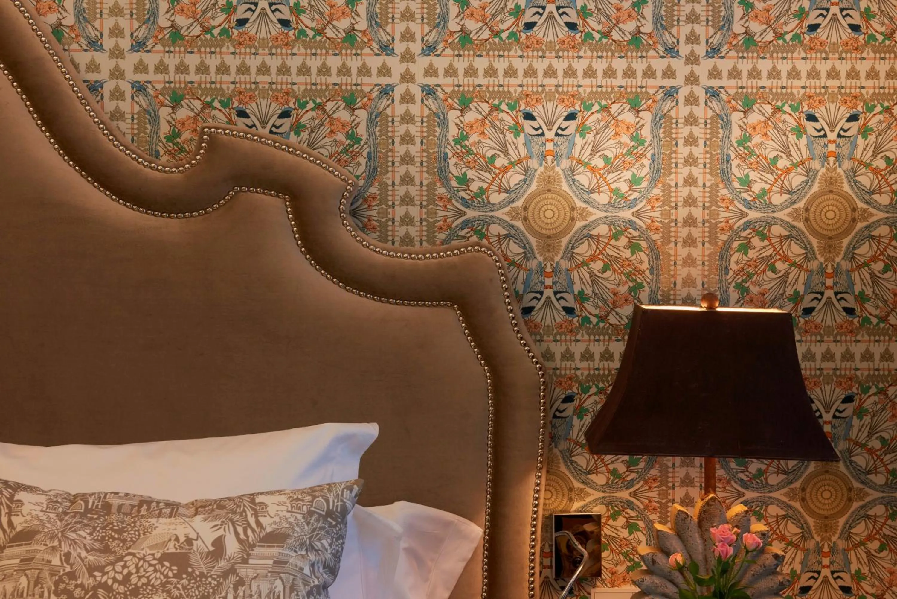 Bed in Hotel Casa Palacio María Luisa