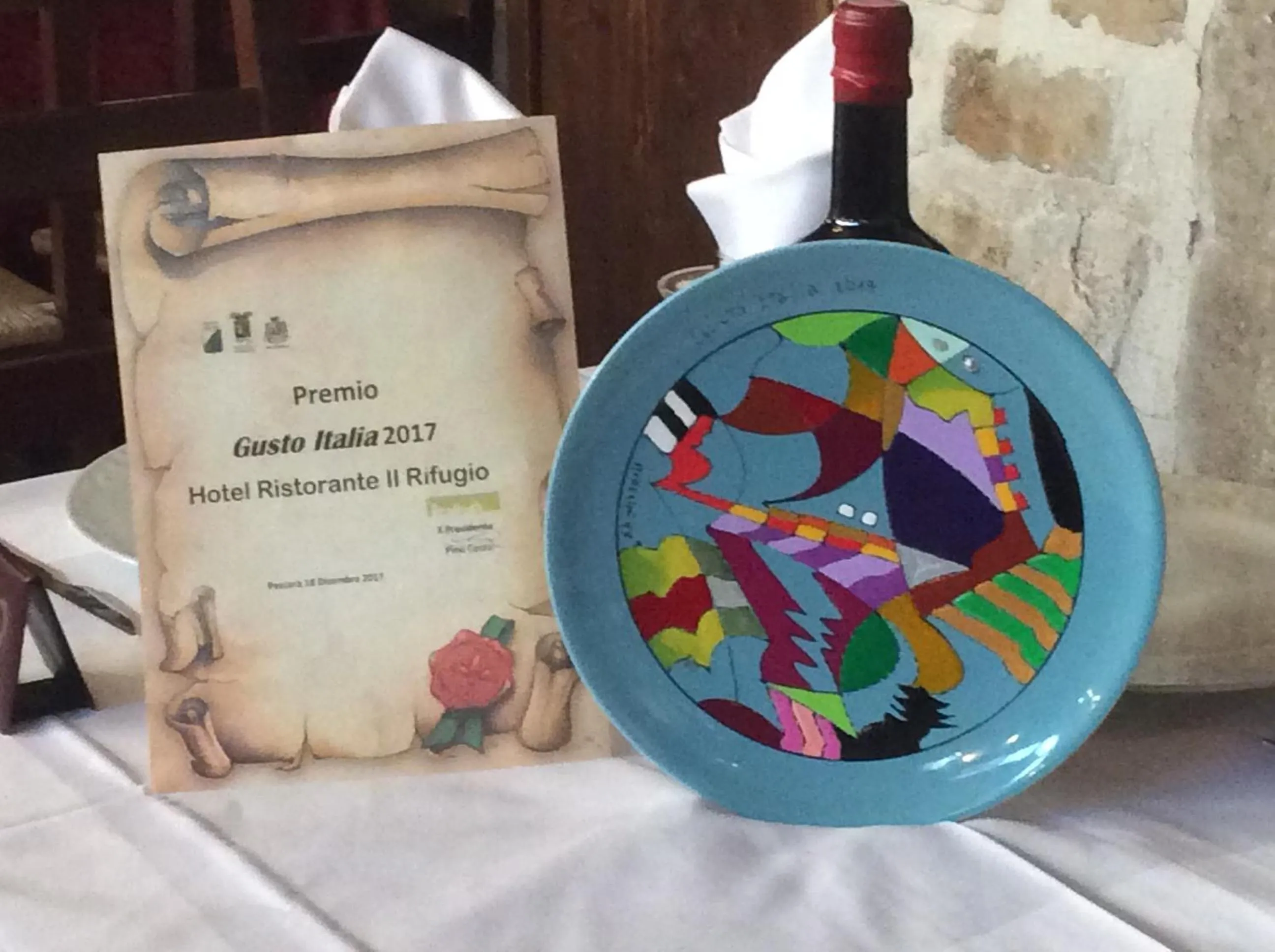 Decorative detail in Hotel Il Feudo Dei Pierleoni