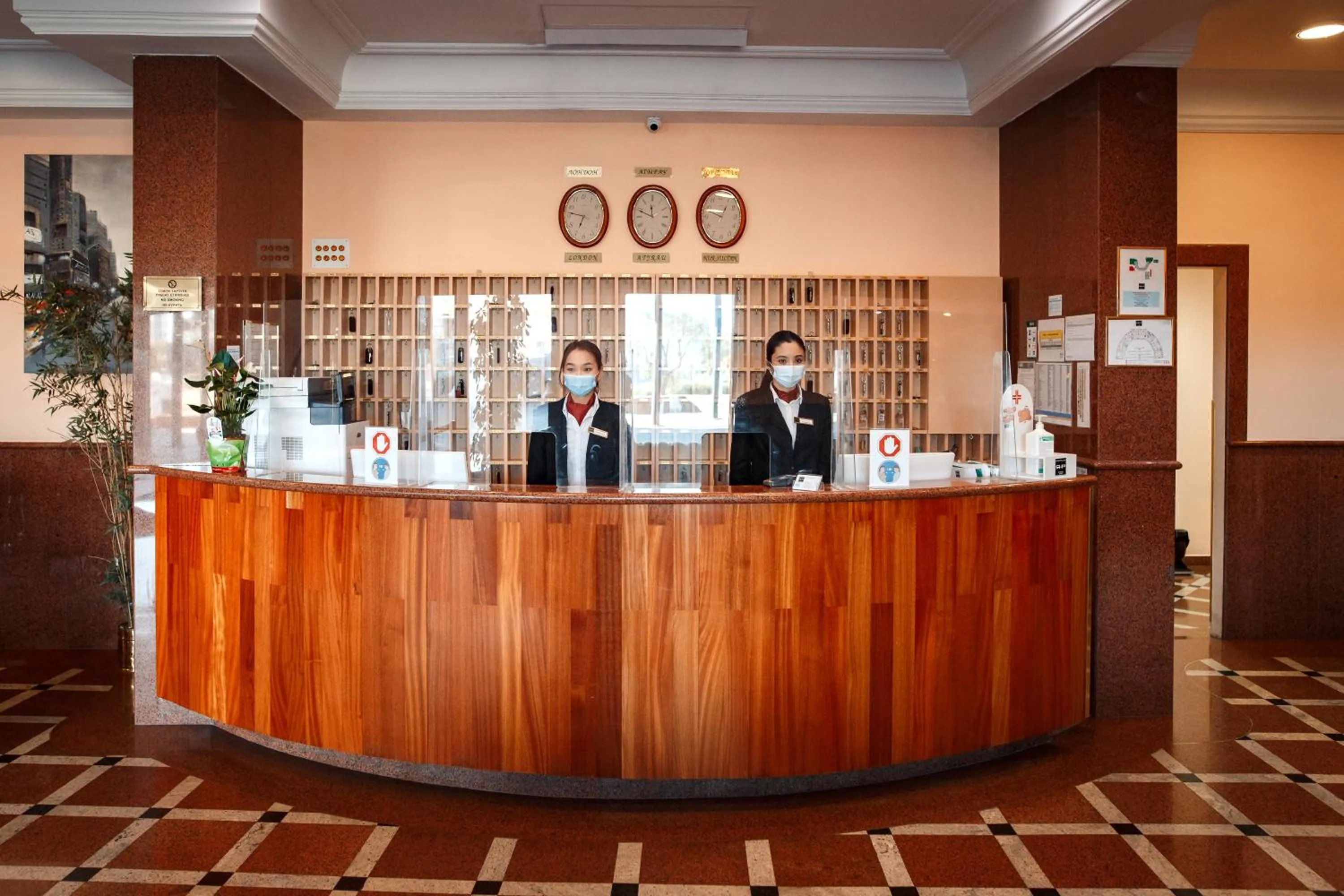 Staff in River Palace Hotel