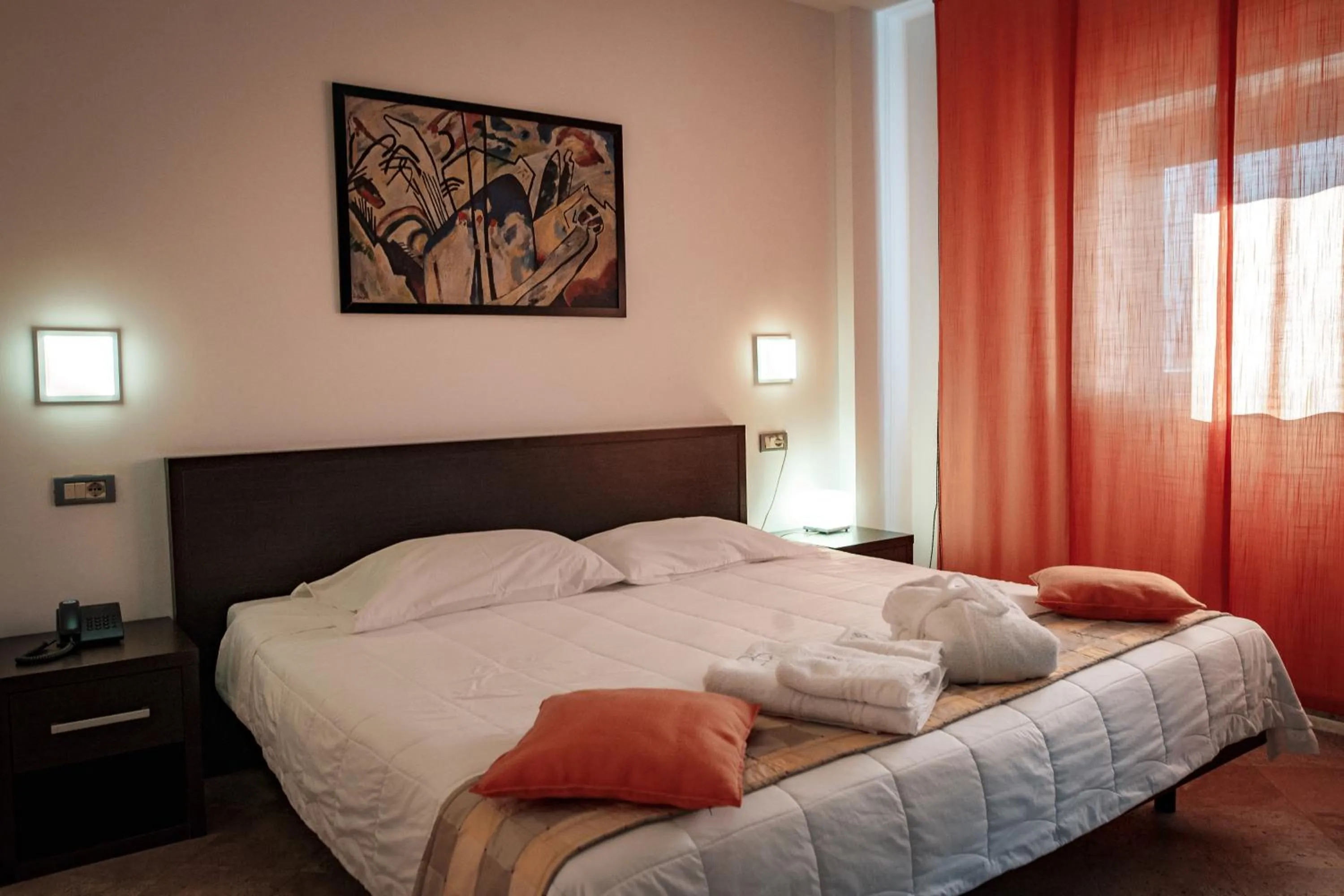 Bed in River Palace Hotel