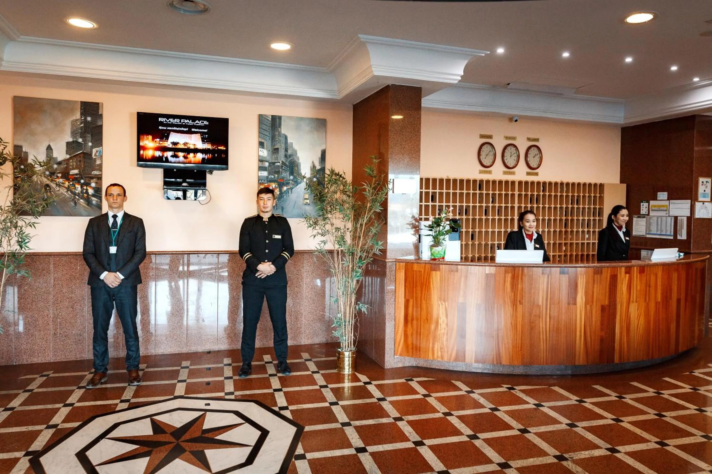 Staff in River Palace Hotel