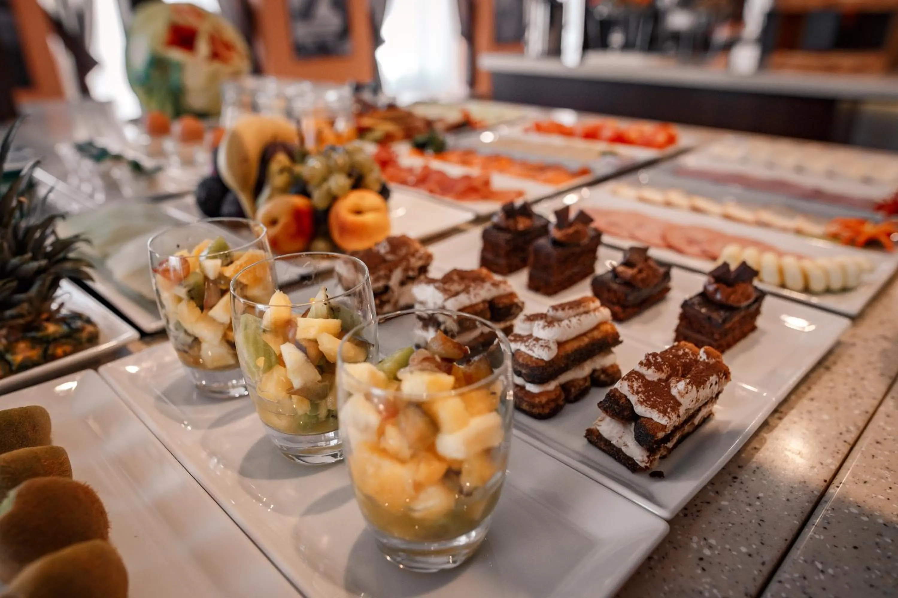 Food and drinks in River Palace Hotel