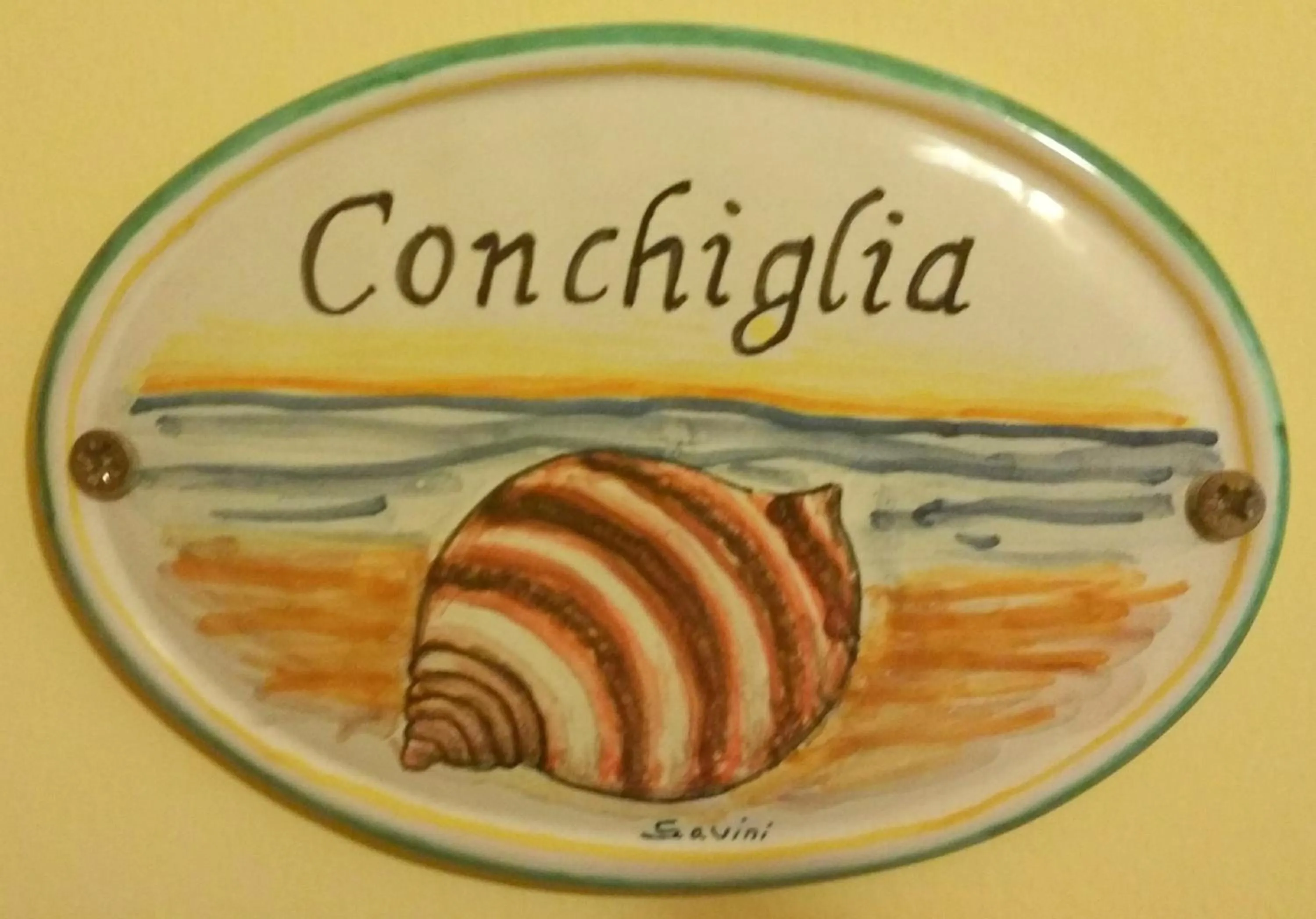 Decorative detail in B&B Il Parco Dei Pini