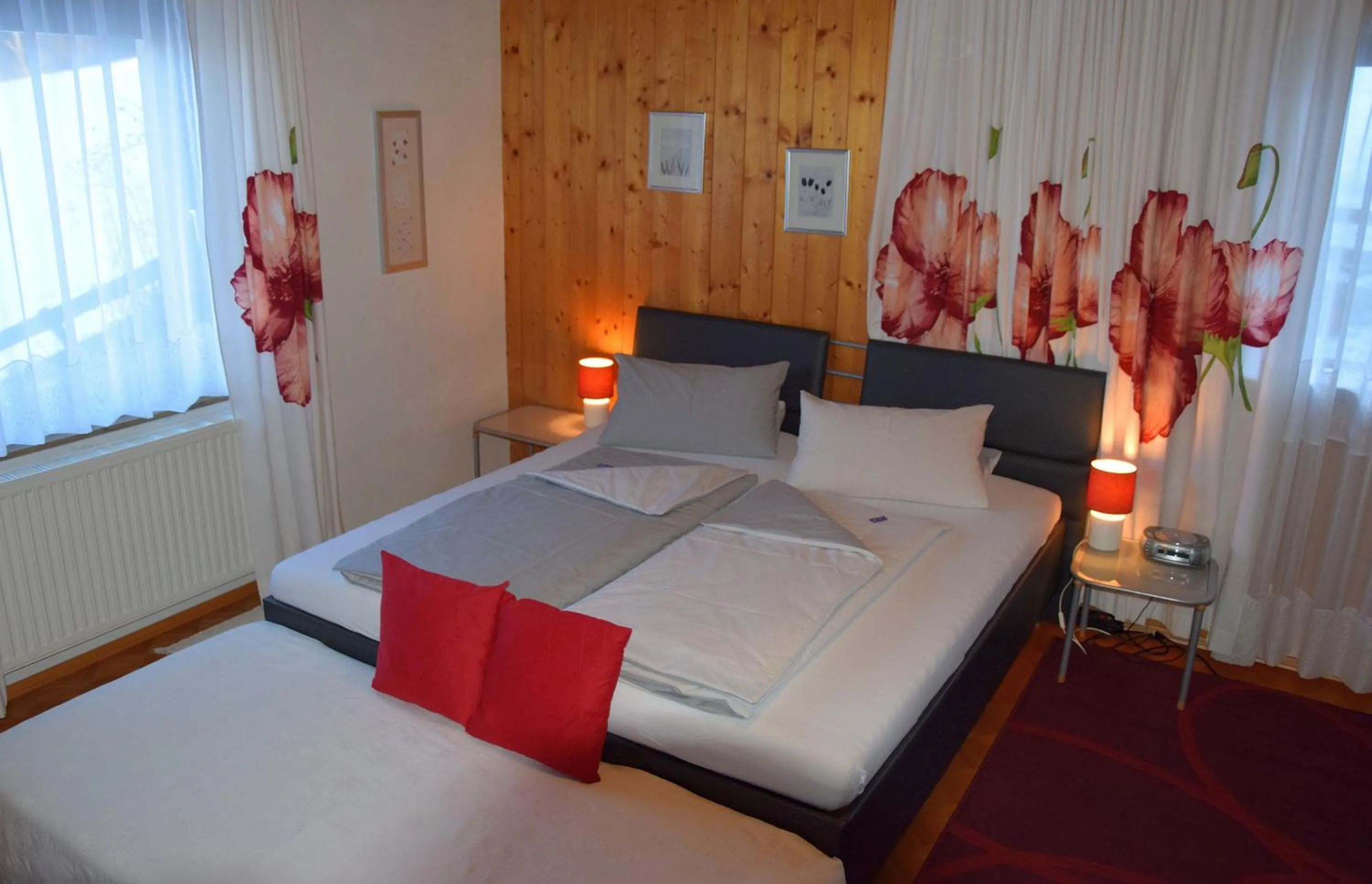 Bed in Hotel Pension Schwaiger