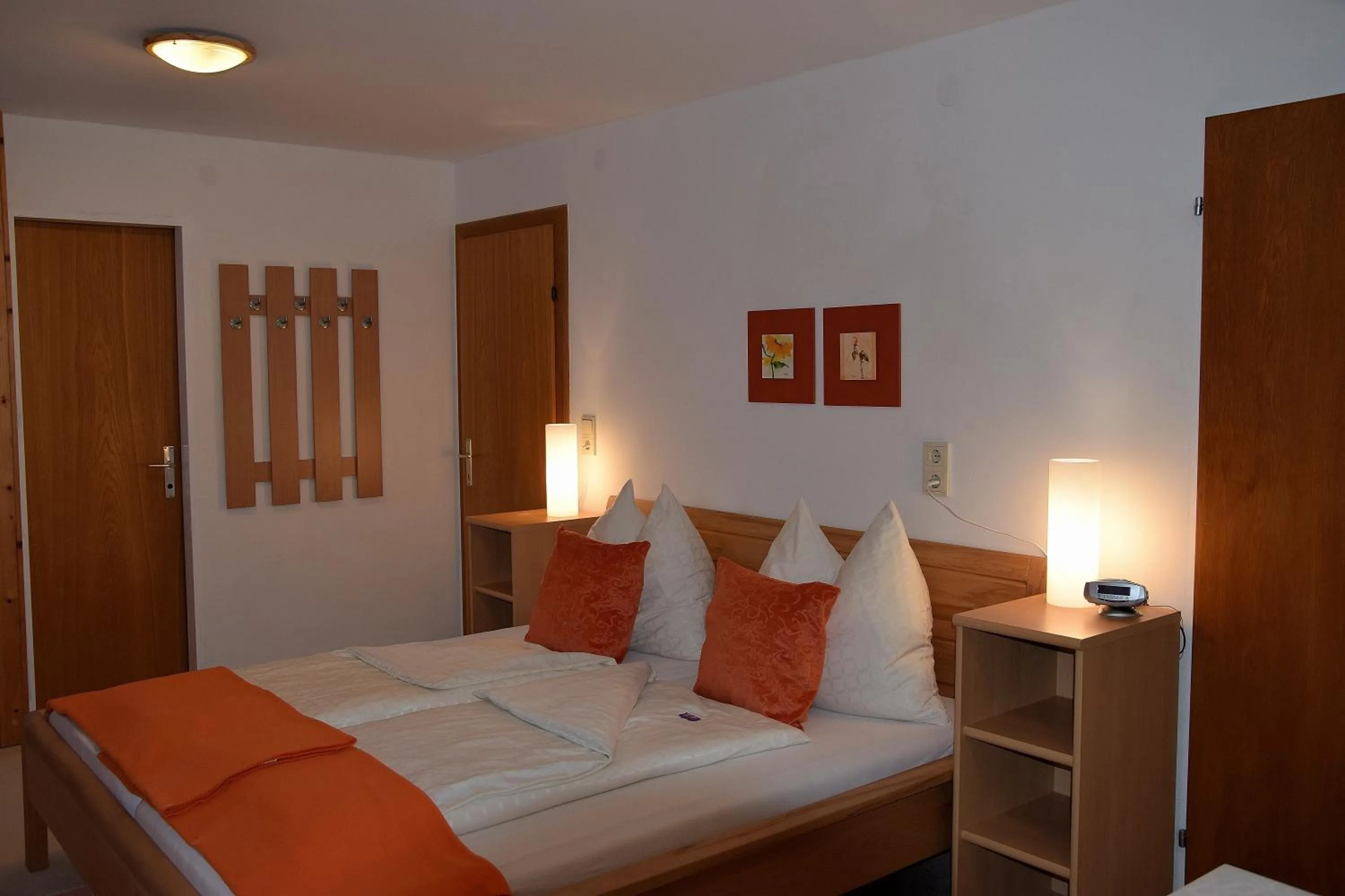 Bed in Hotel Pension Schwaiger