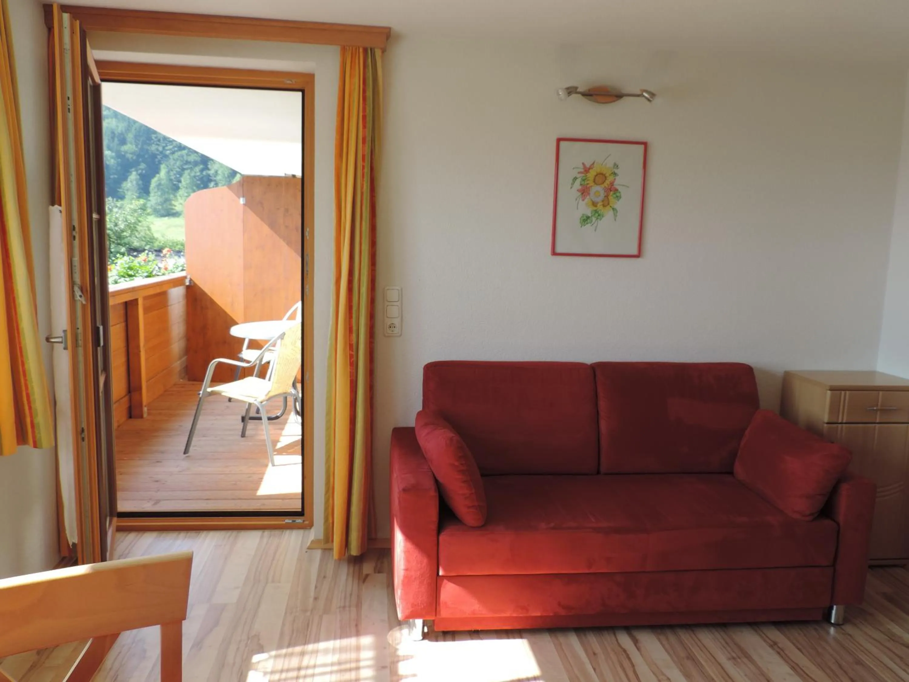 Seating area in Haus Regina