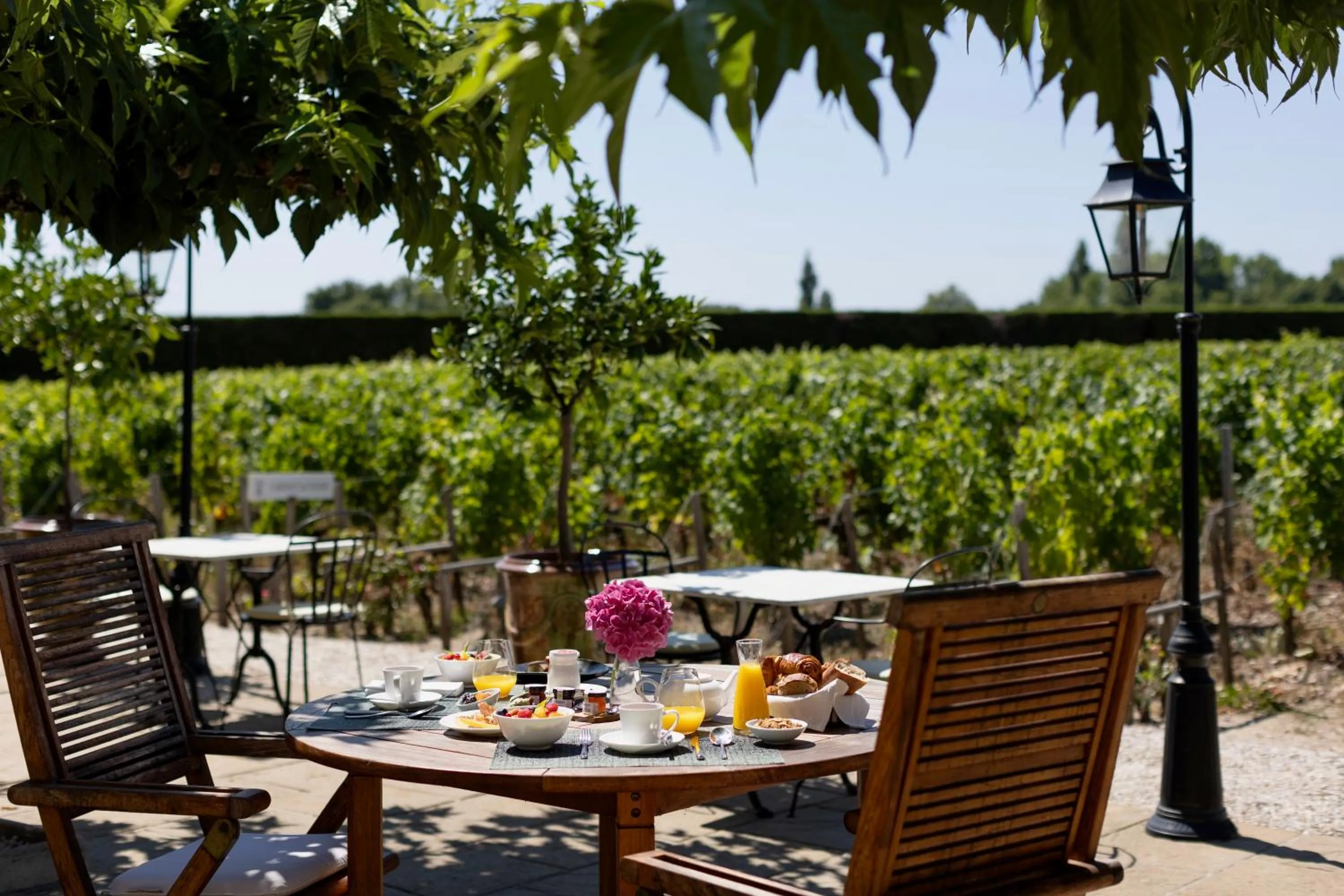 Breakfast in Château Cordeillan-Bages
