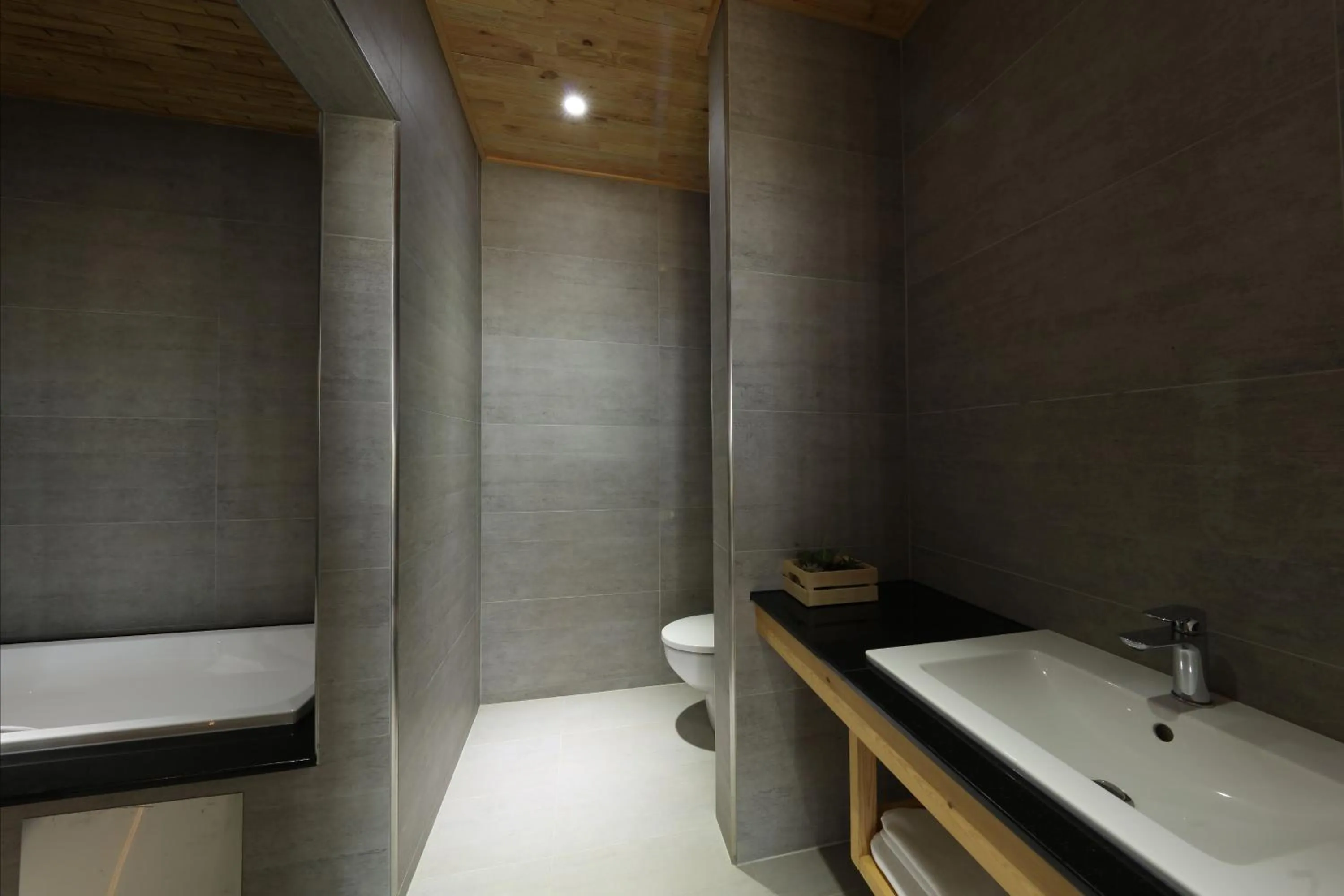 Bathroom in SkyeBay Club