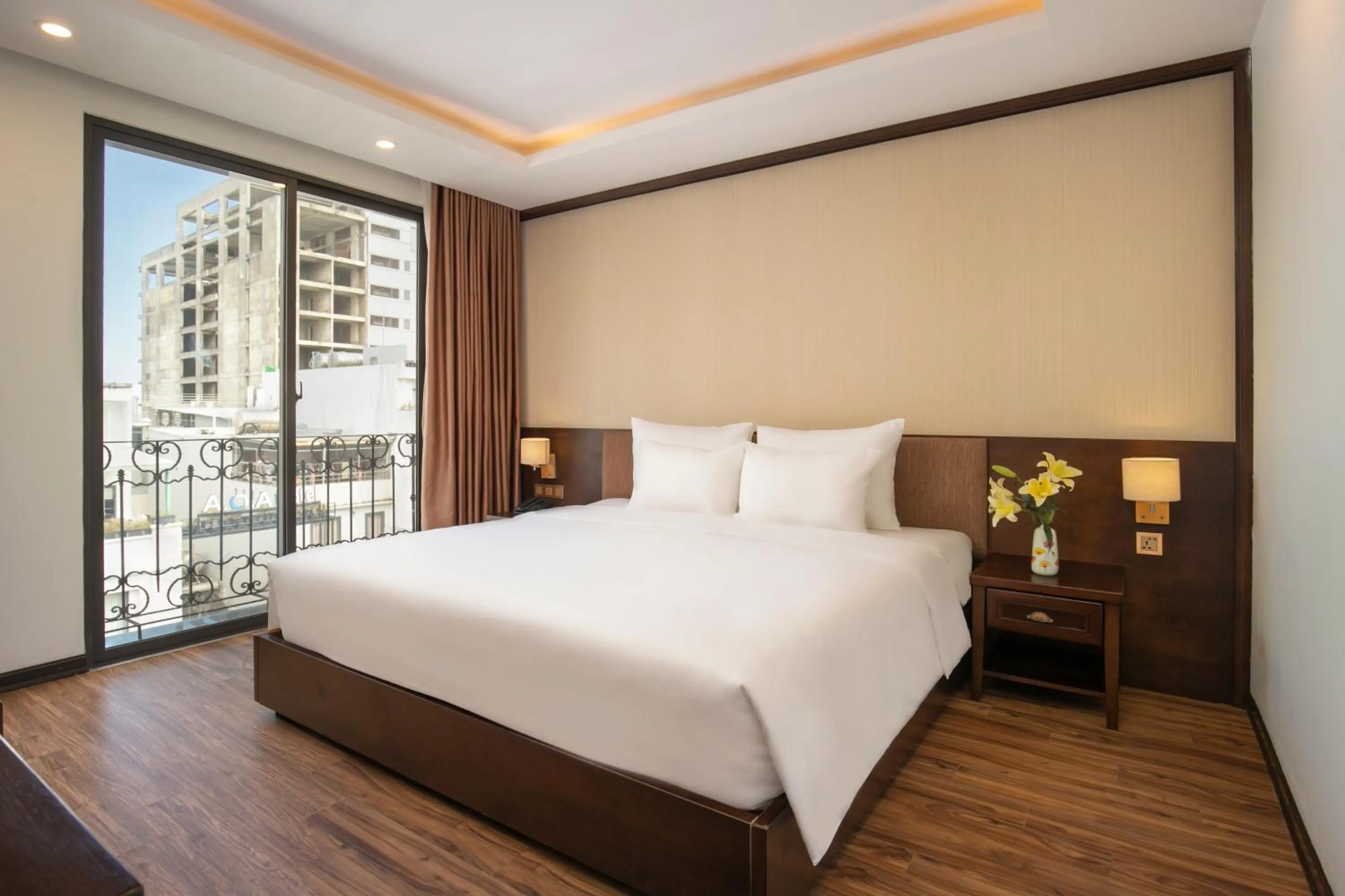 Bed in Palazzo Boutique Hotel