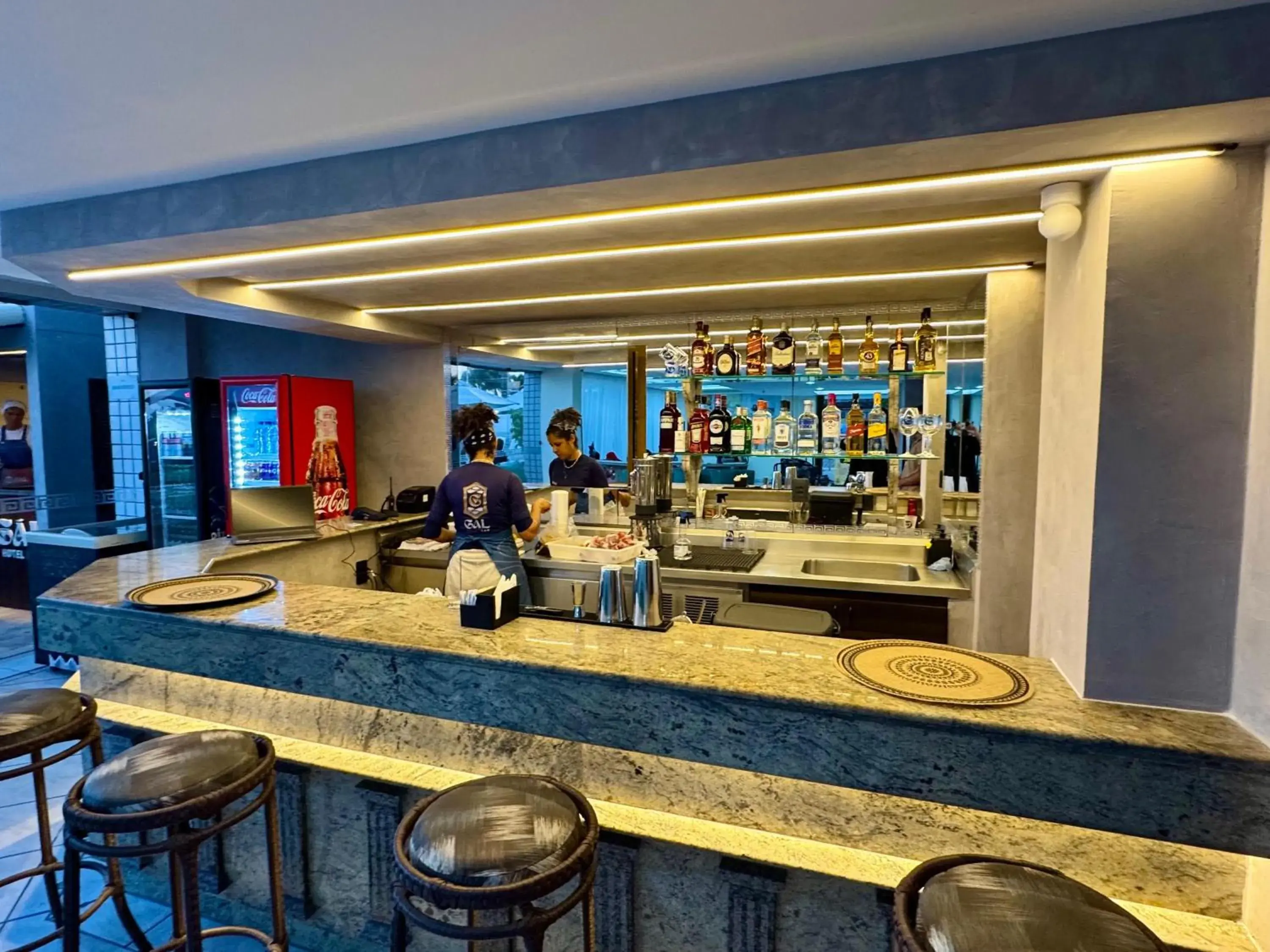 Lounge or bar in Yak Beach Hotel Ponta Negra Lounge or bar in Yak Beach Hotel Ponta Negra