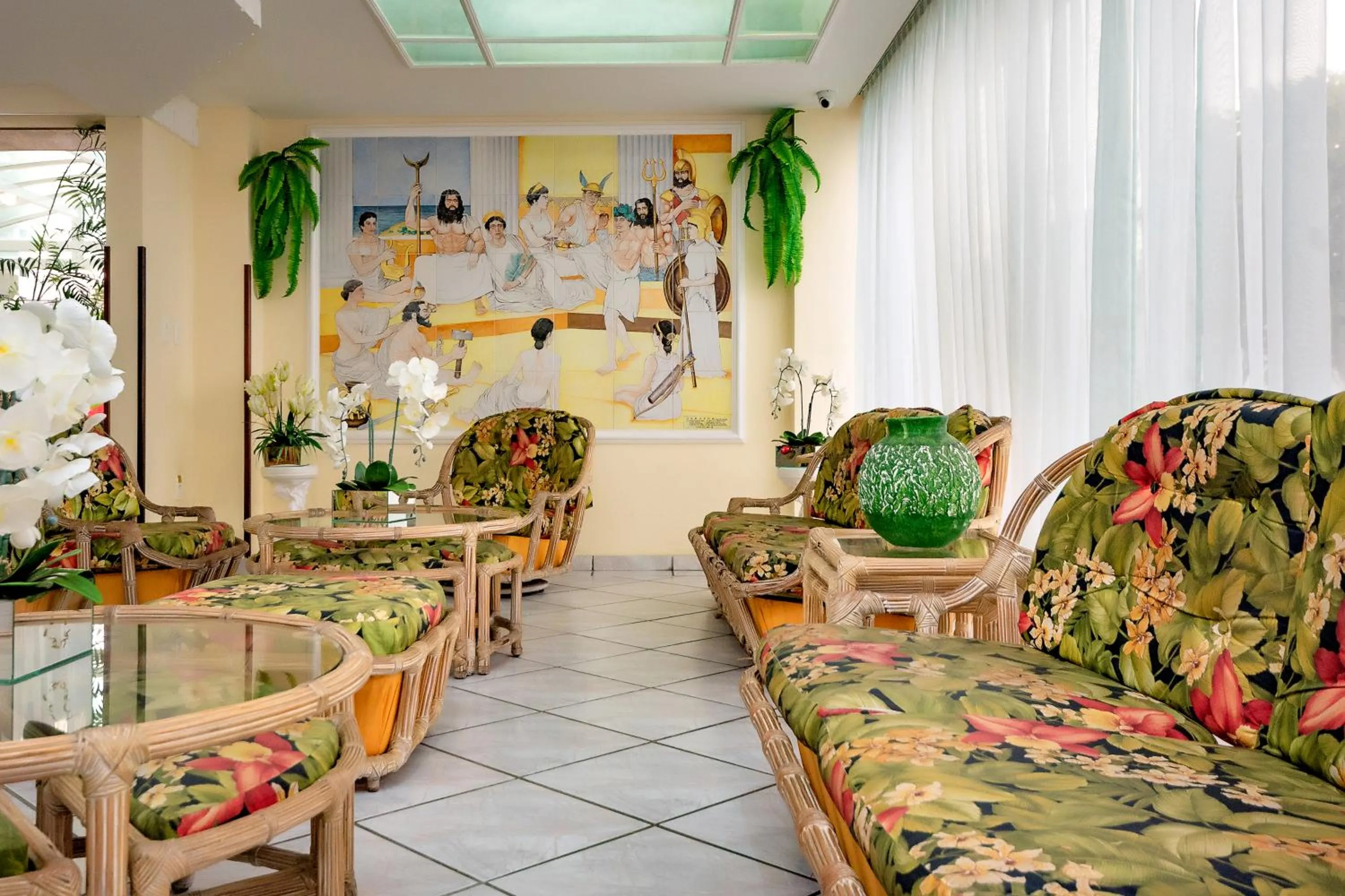 Living room in Yak Beach Hotel Ponta Negra