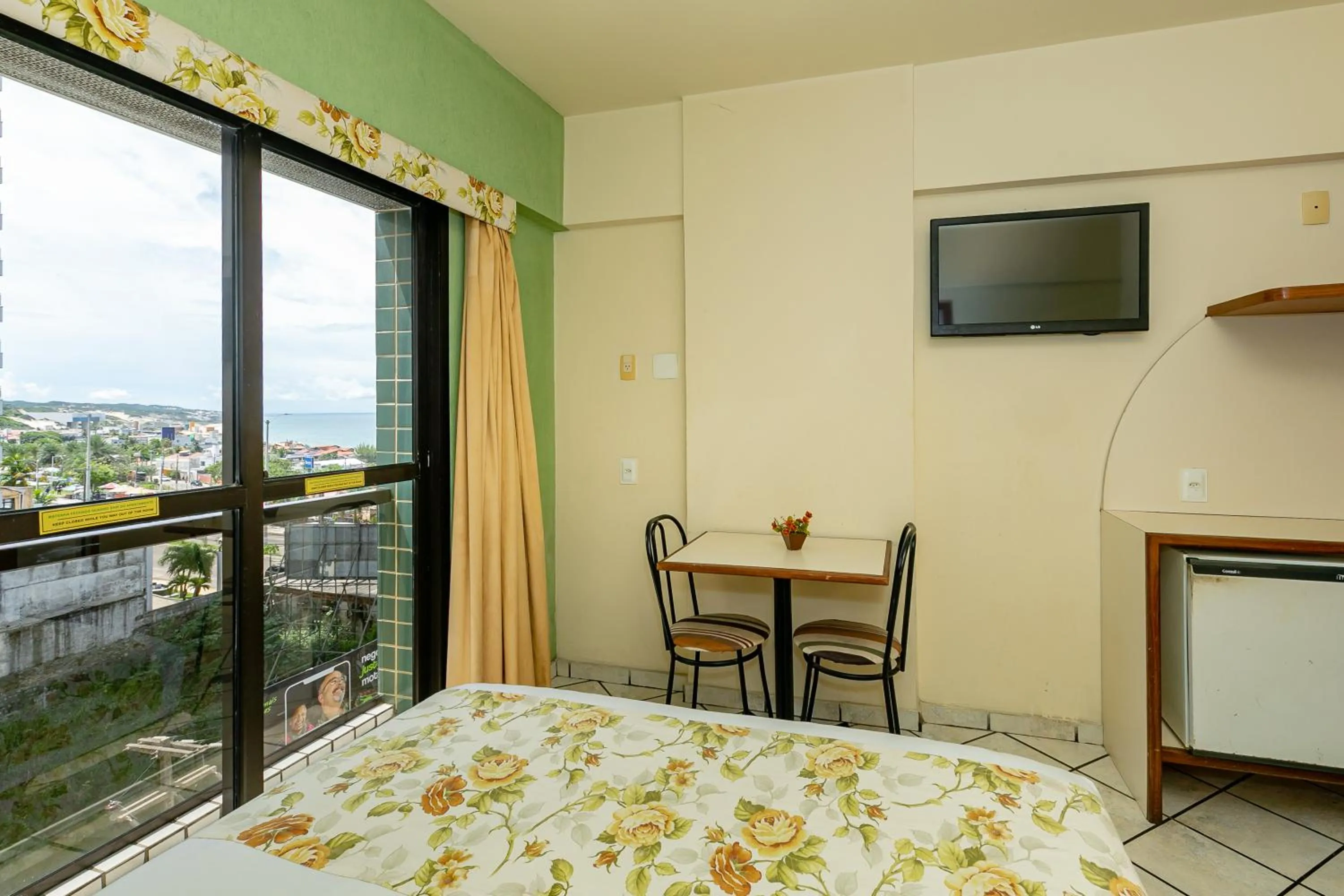 View (from property/room), Bed in Yak Beach Hotel Ponta Negra