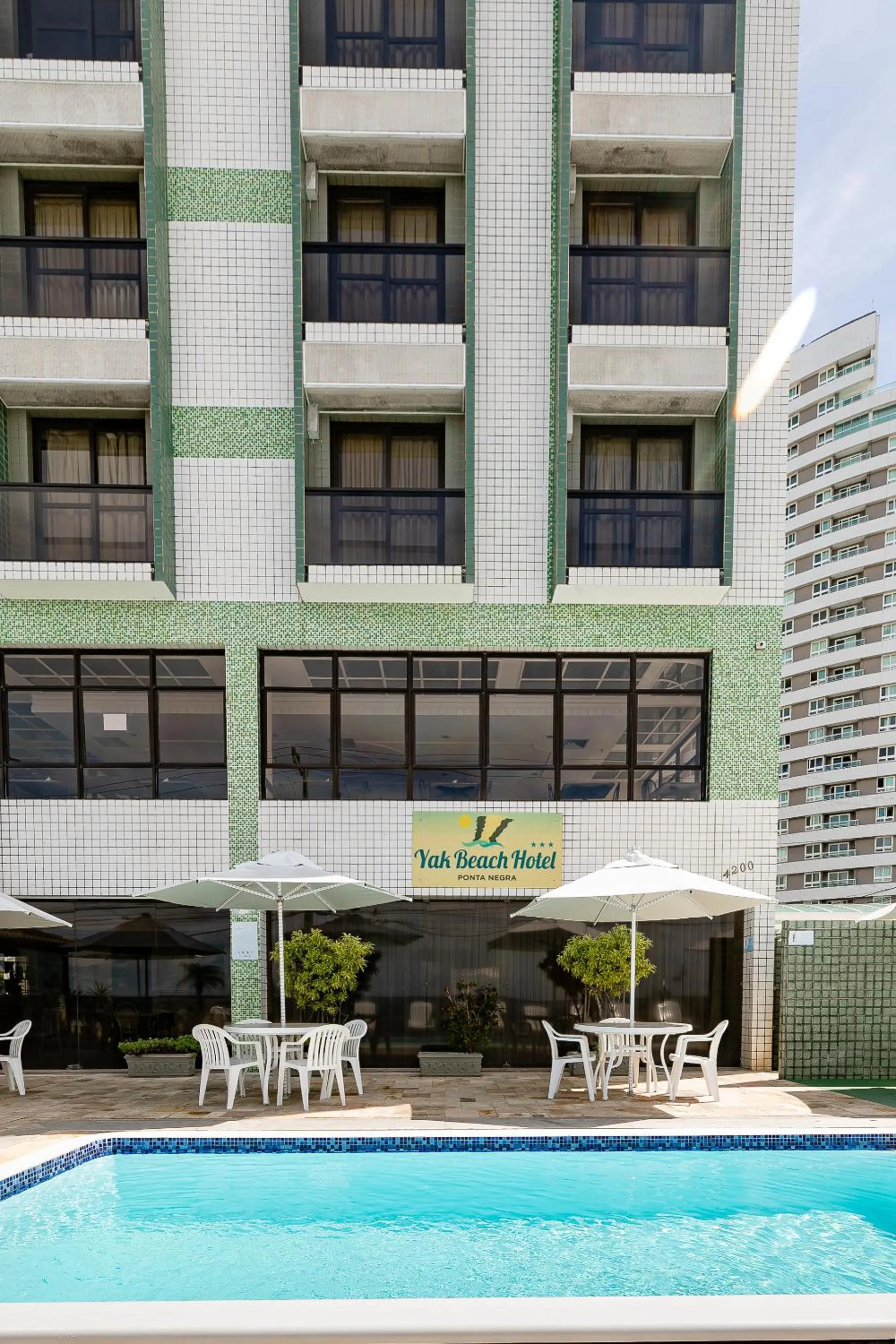 Swimming pool in Yak Beach Hotel Ponta Negra