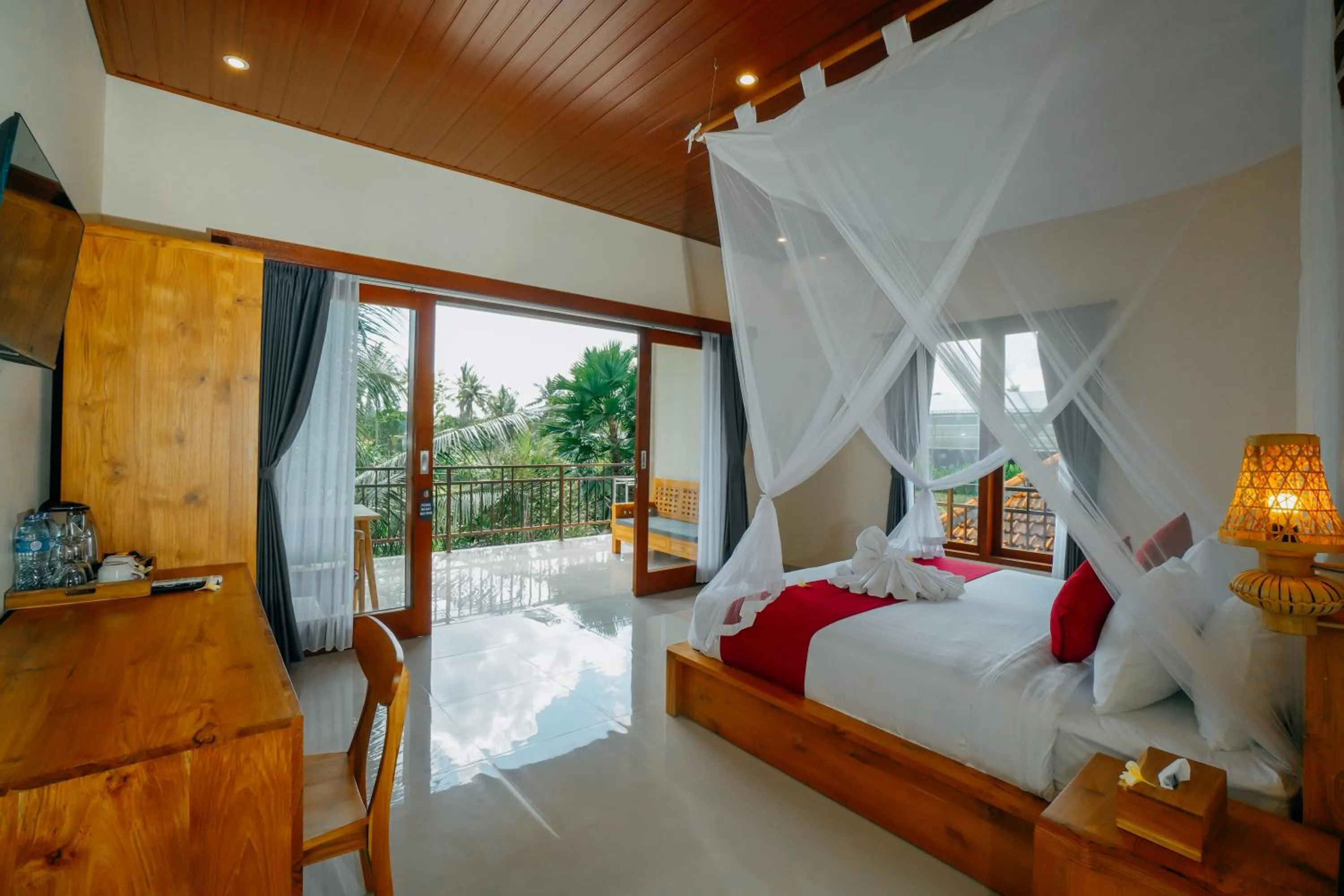 Bed in Canting Bali Suite