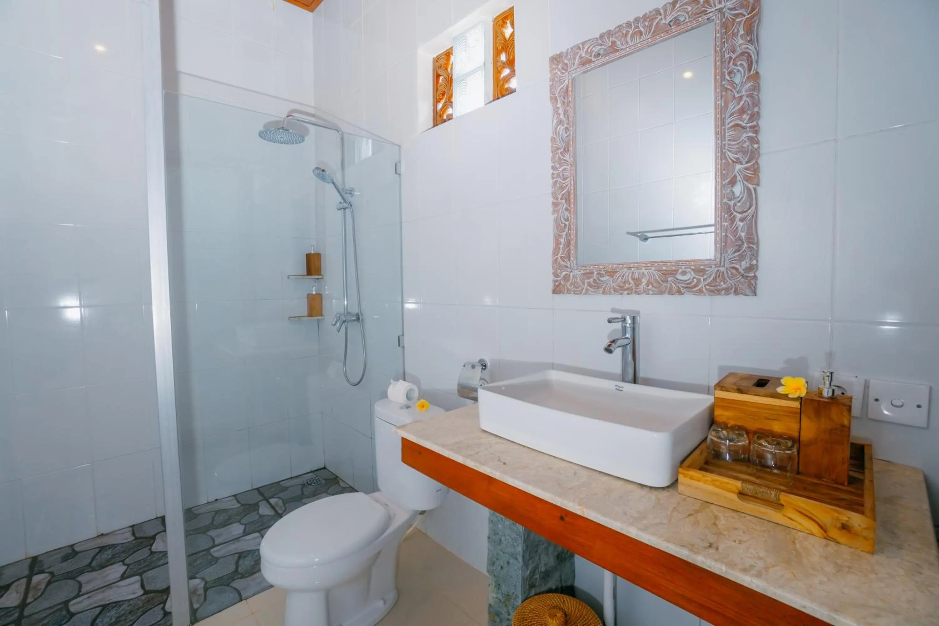 Shower in Canting Bali Suite