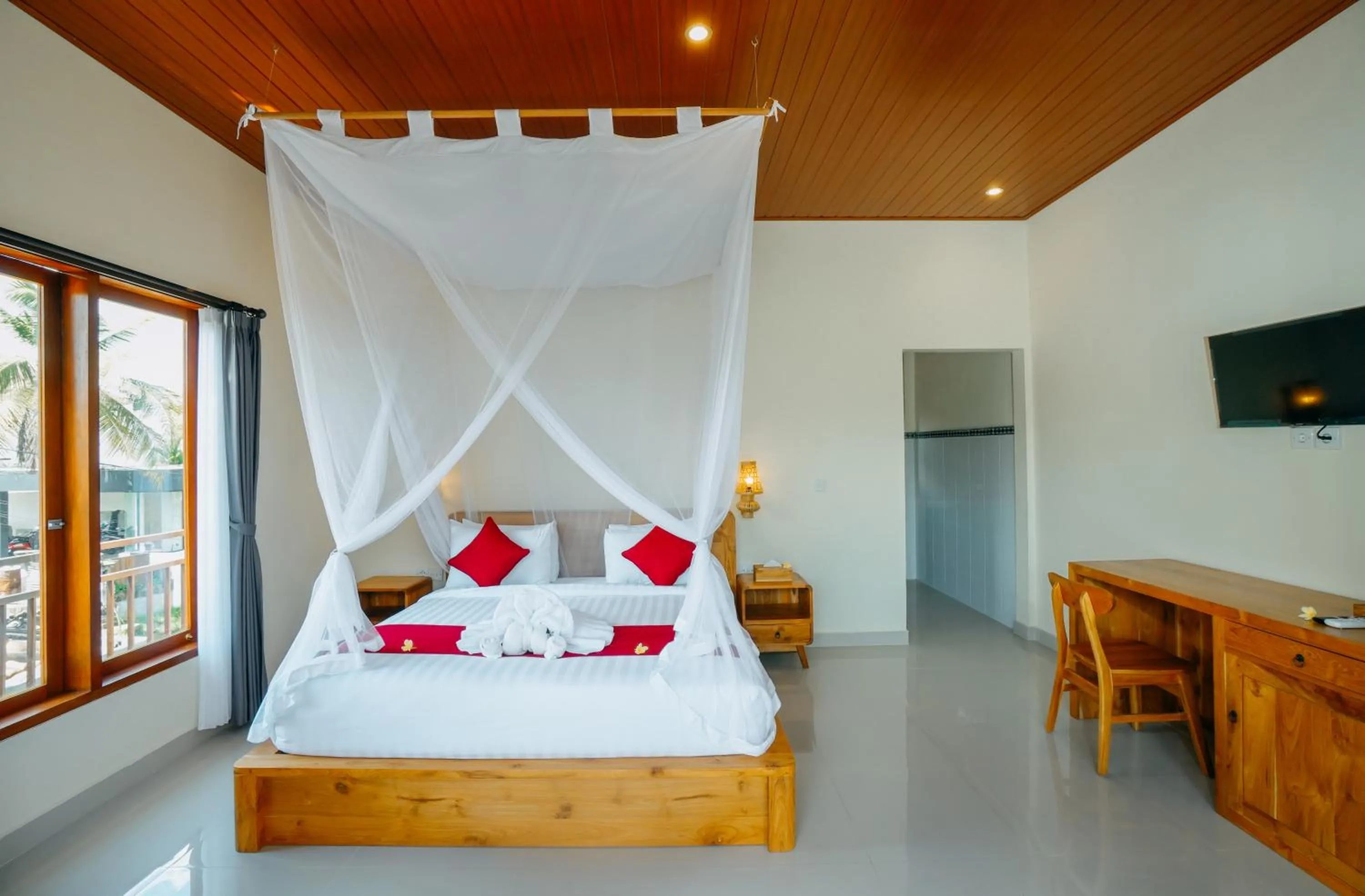 Bed in Canting Bali Suite