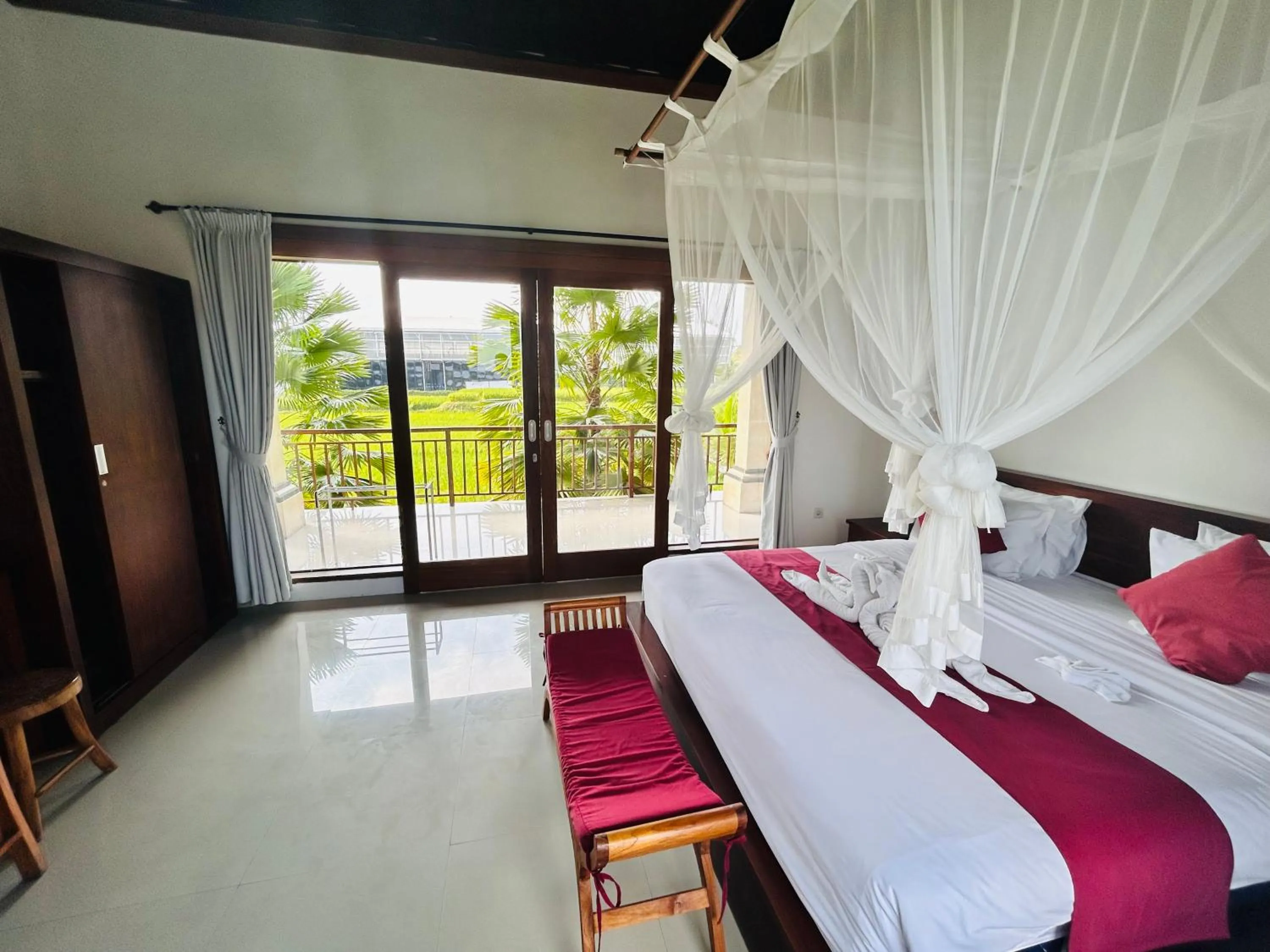 View (from property/room), Bed in Canting Bali Suite