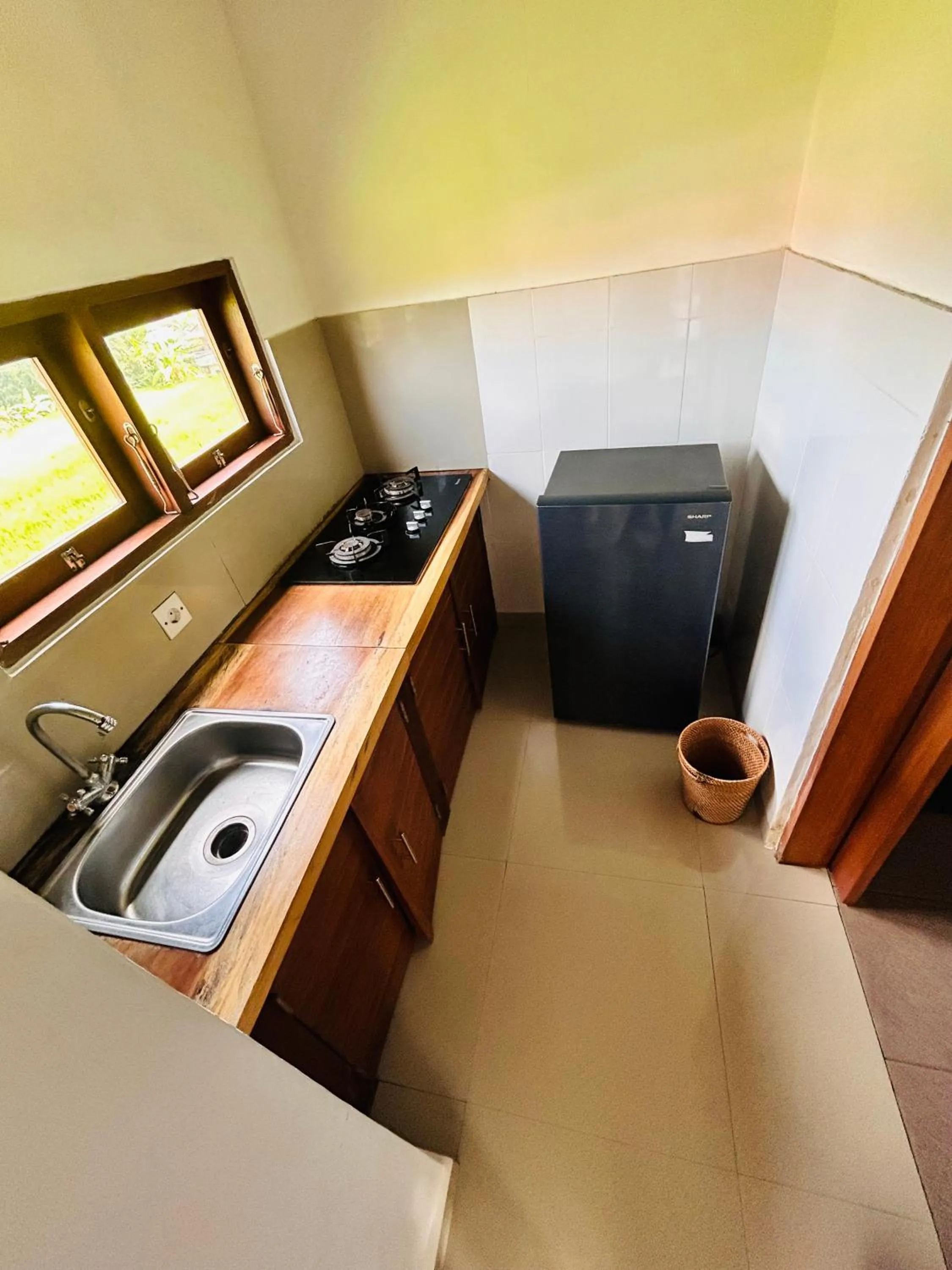 kitchen in Canting Bali Suite