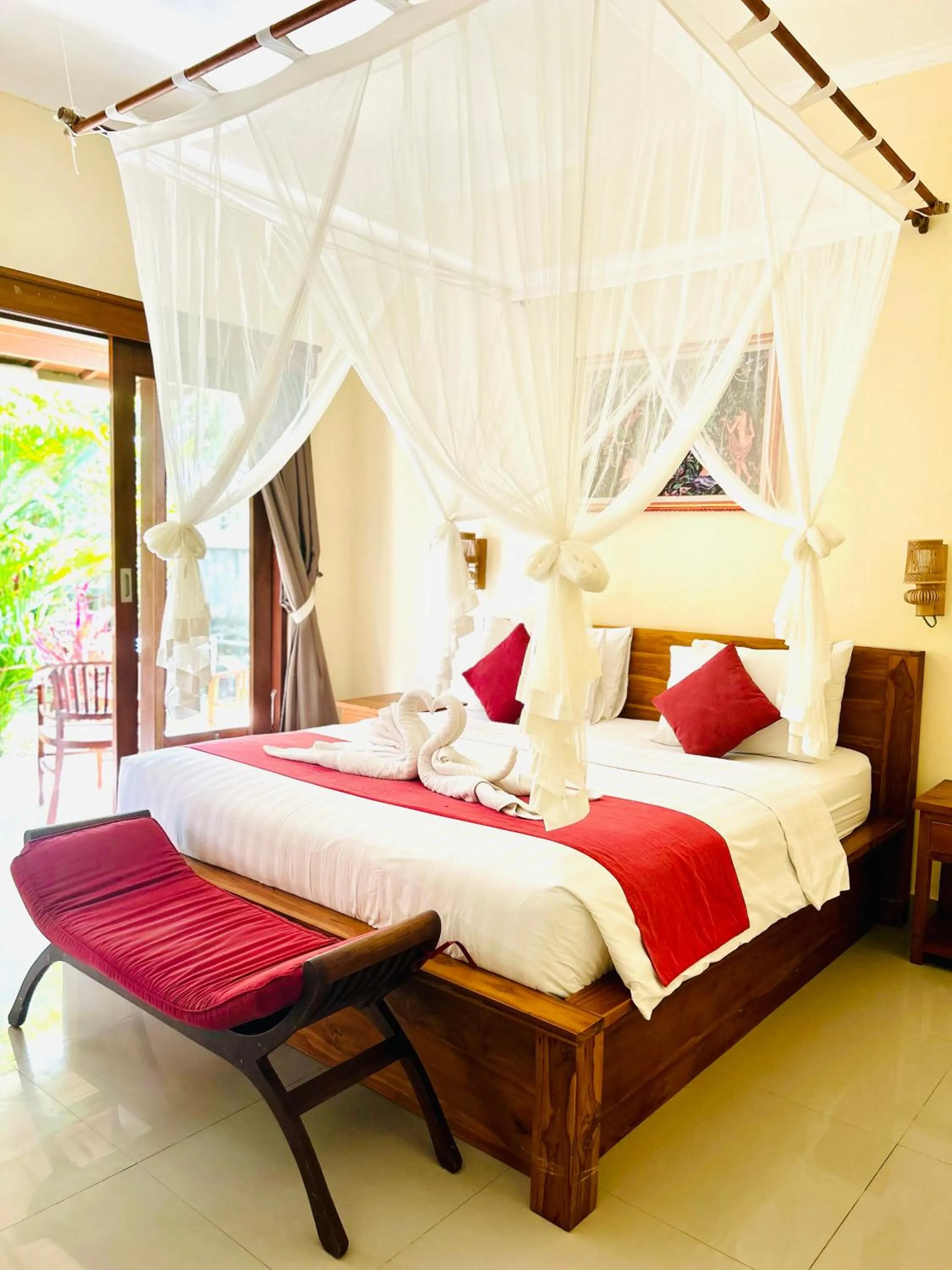 Bed in Canting Bali Suite