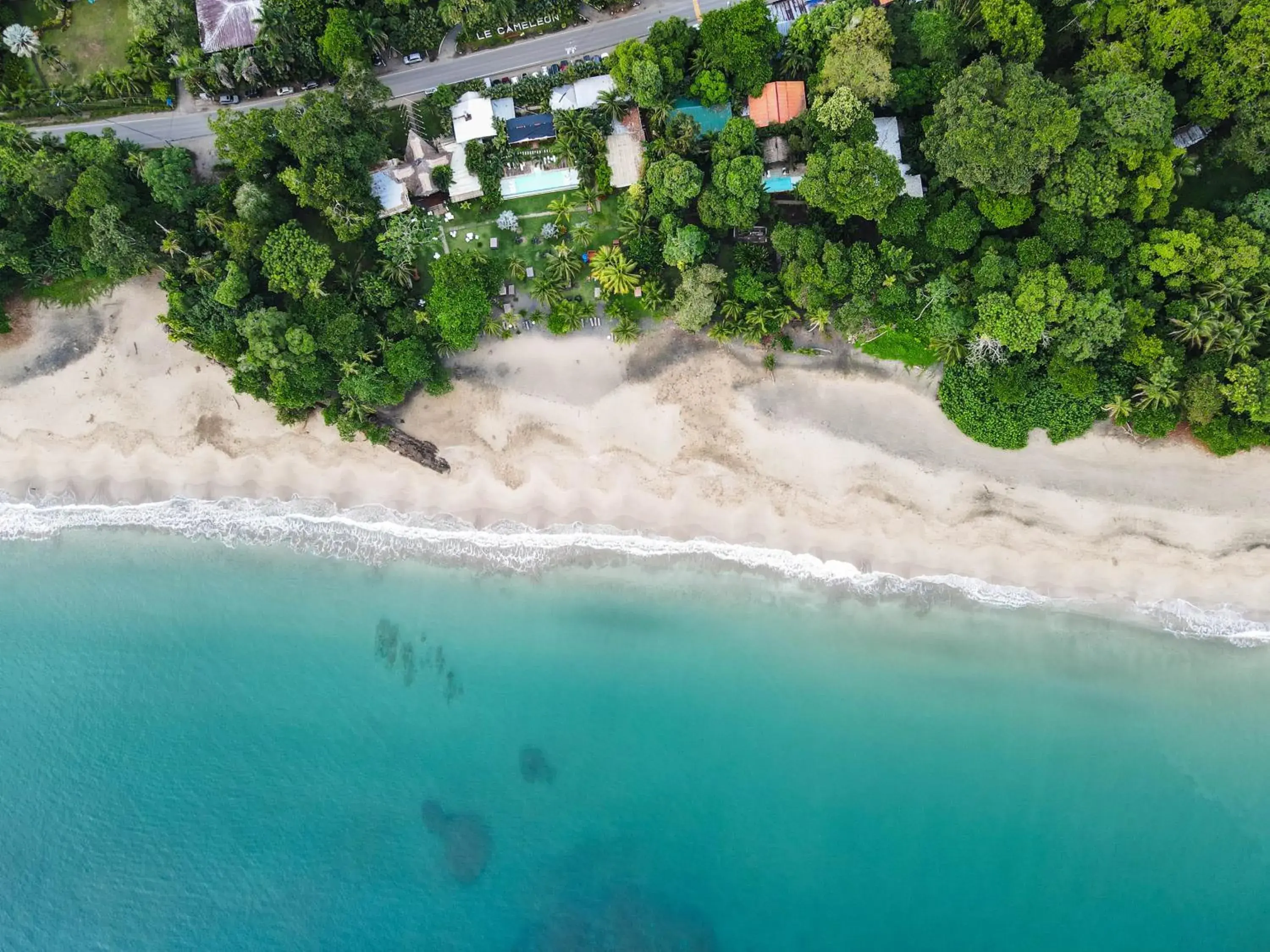 Bird's eye view in Le Cameleon Hotel Bird's eye view in Le Cameleon Hotel